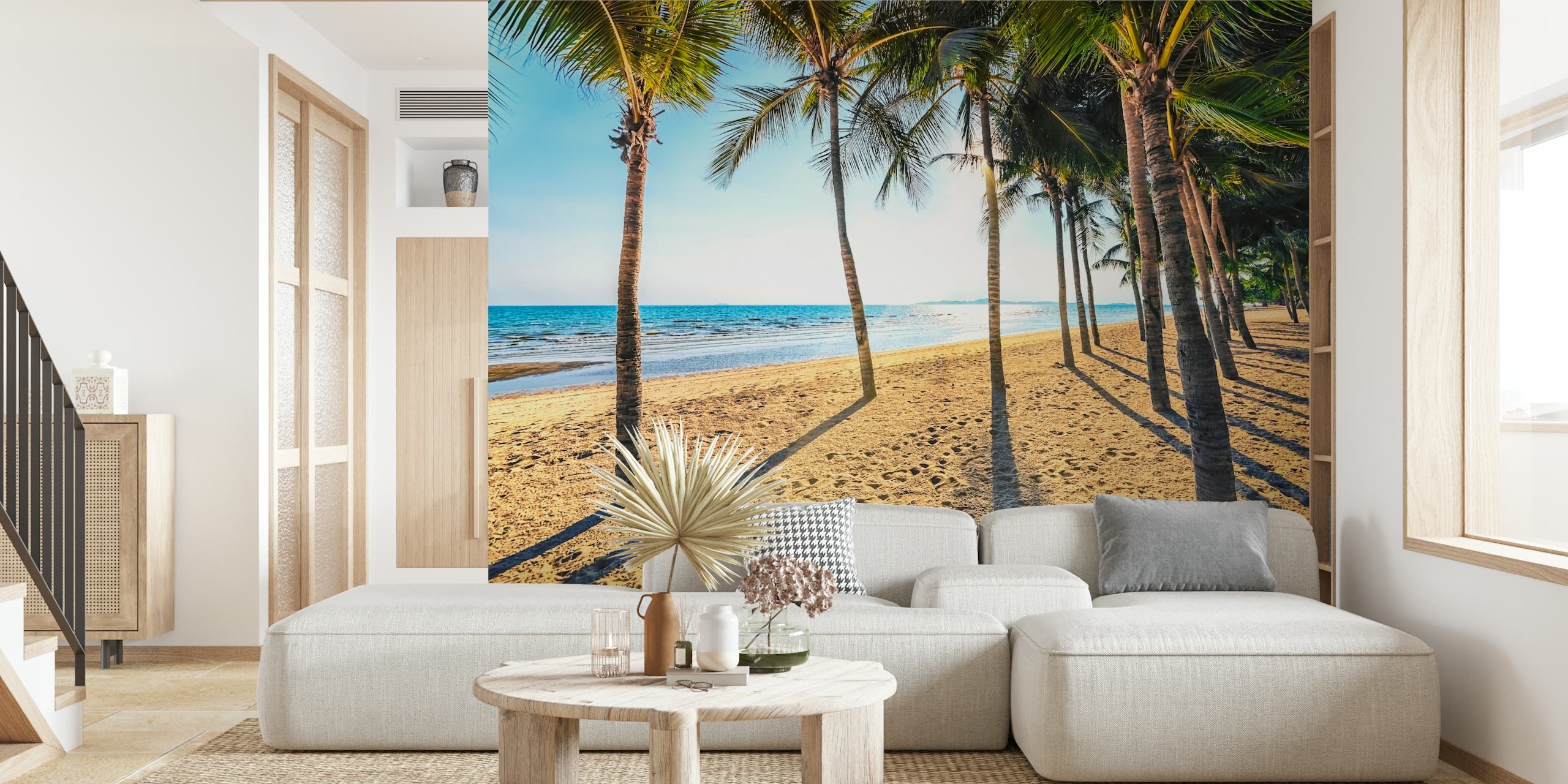 Jomtien Beach wallpaper in a room