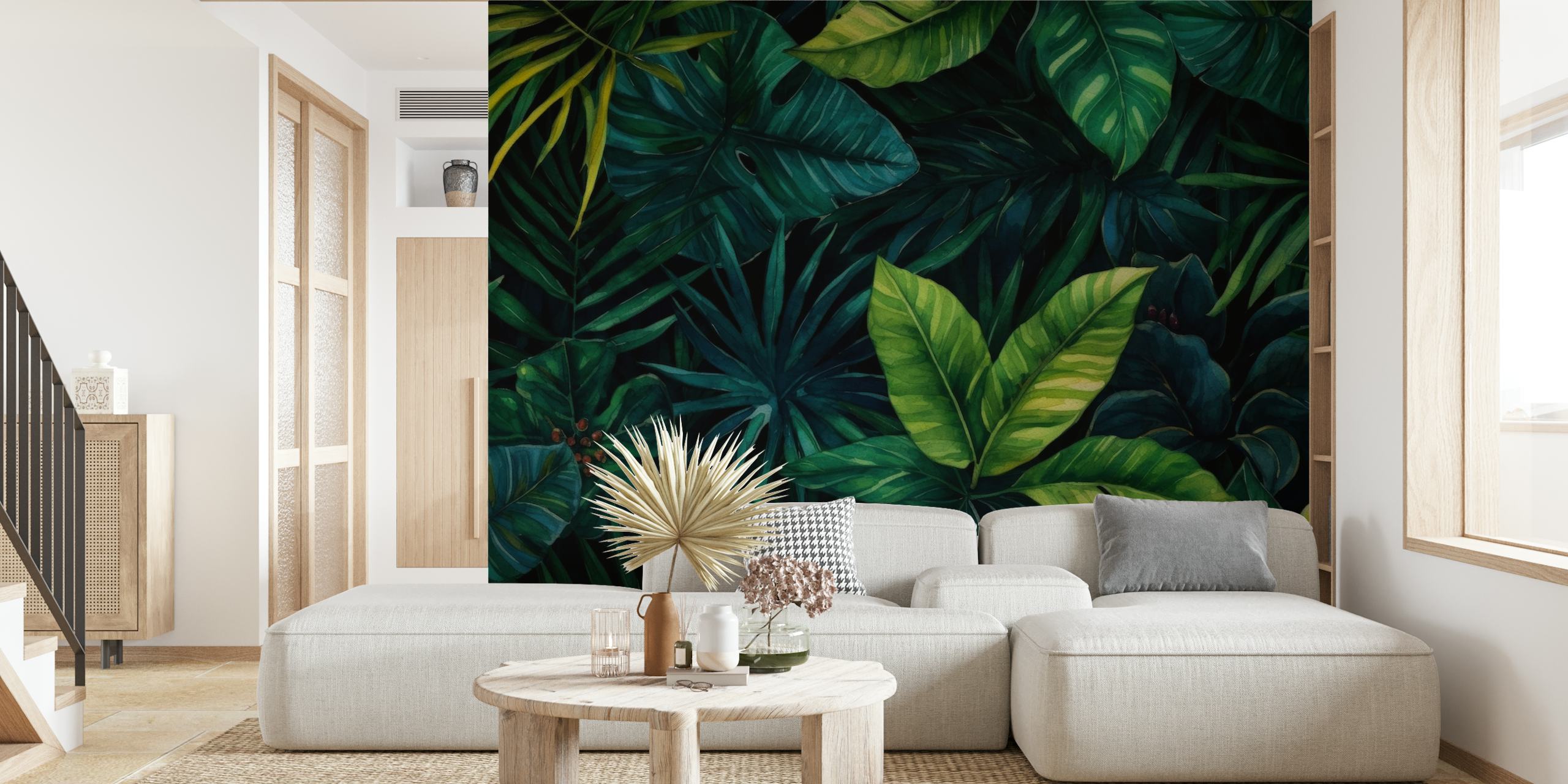 Tapeta Mystic Tropical Rainforest u sobi