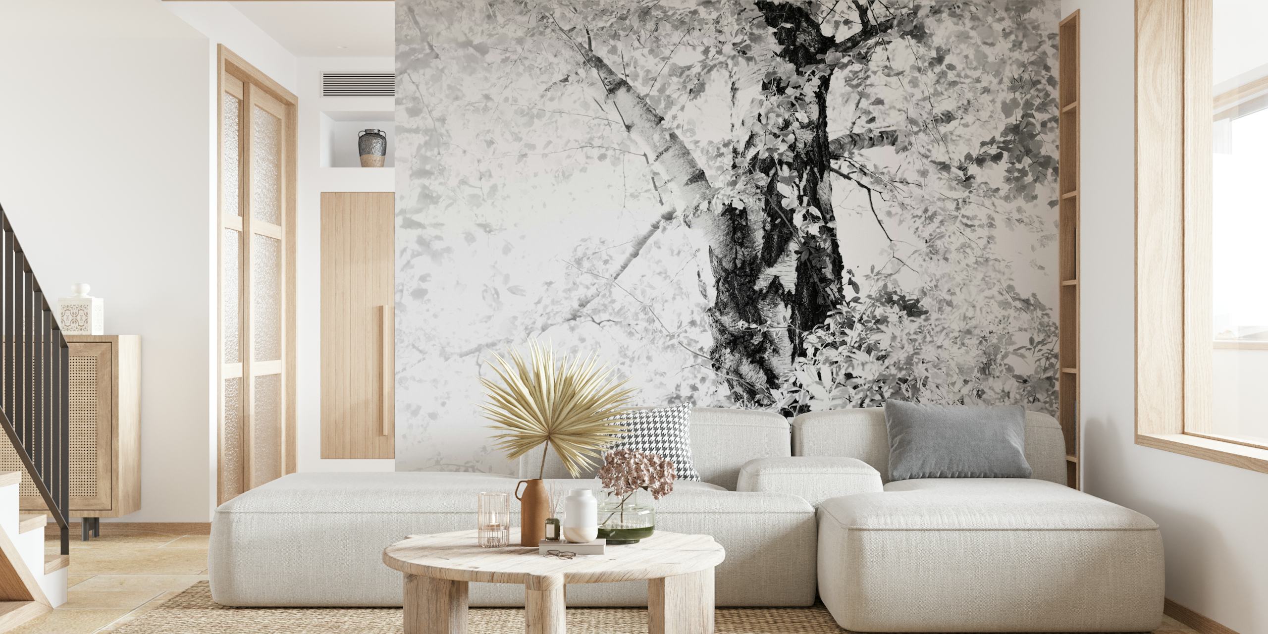 Tapeta Dreamy Birch Tree 4 u sobi