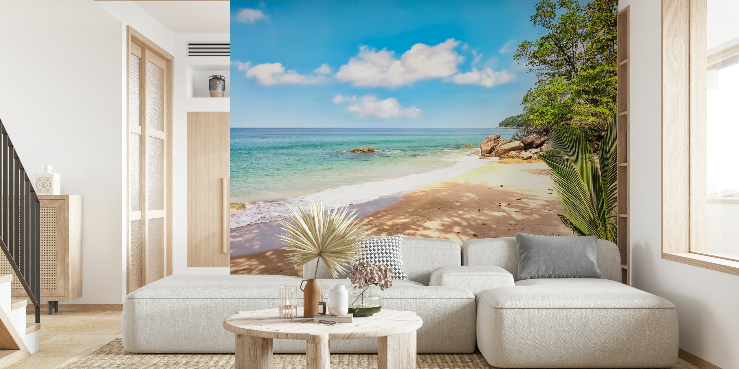 Phuket Island strandtapet i et rum