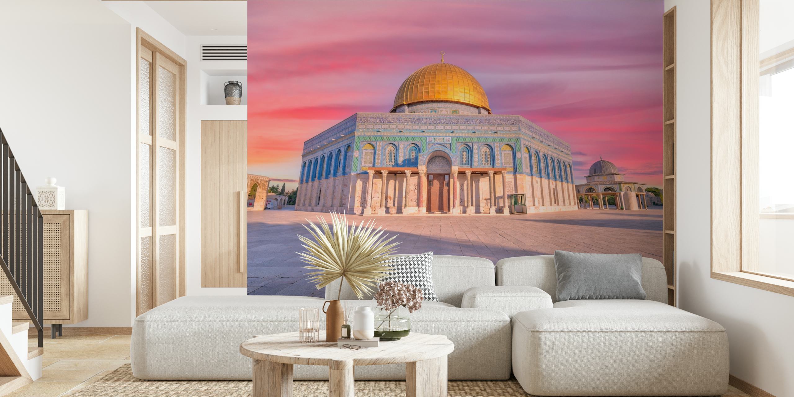 Al-Aqsa Mosque wallpaper in a room