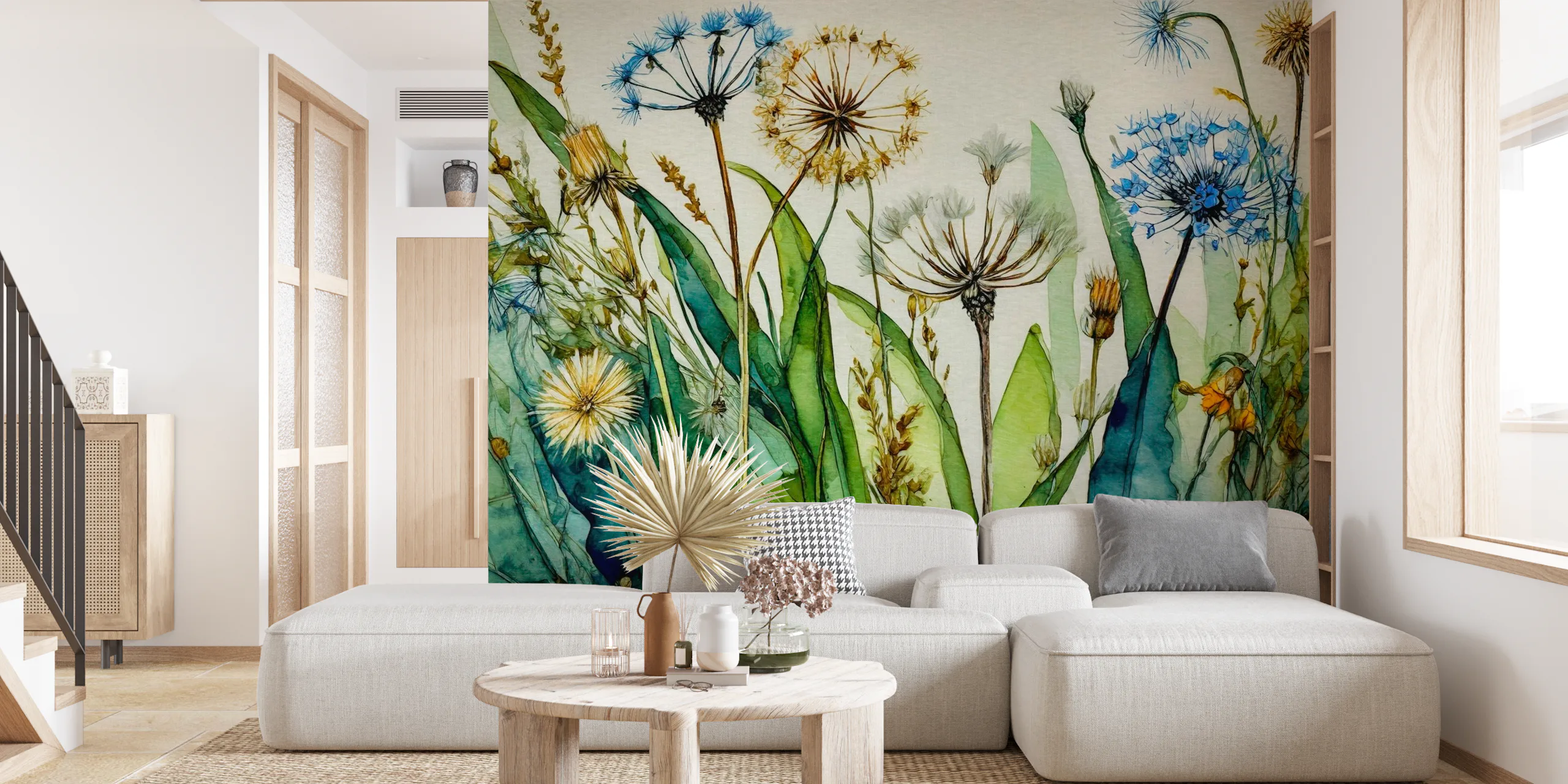 spring meadow 1 wallpaper | Happywall