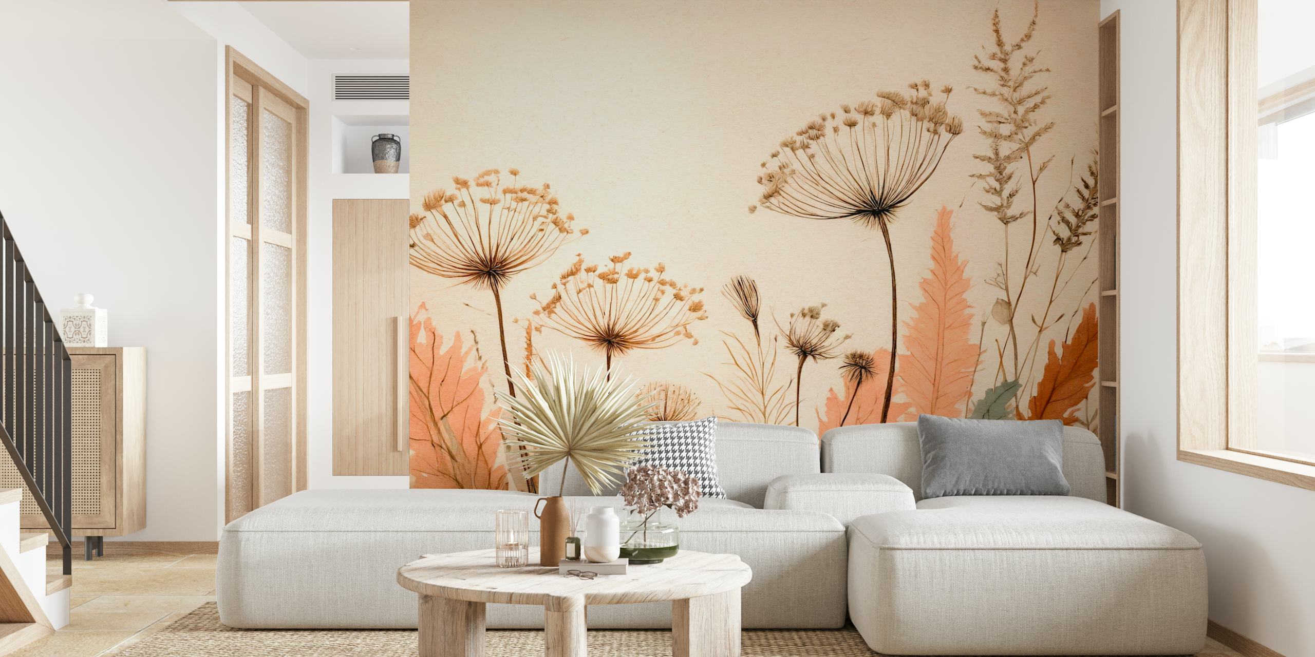 Wild meadow Tapetdesign in einem Raum