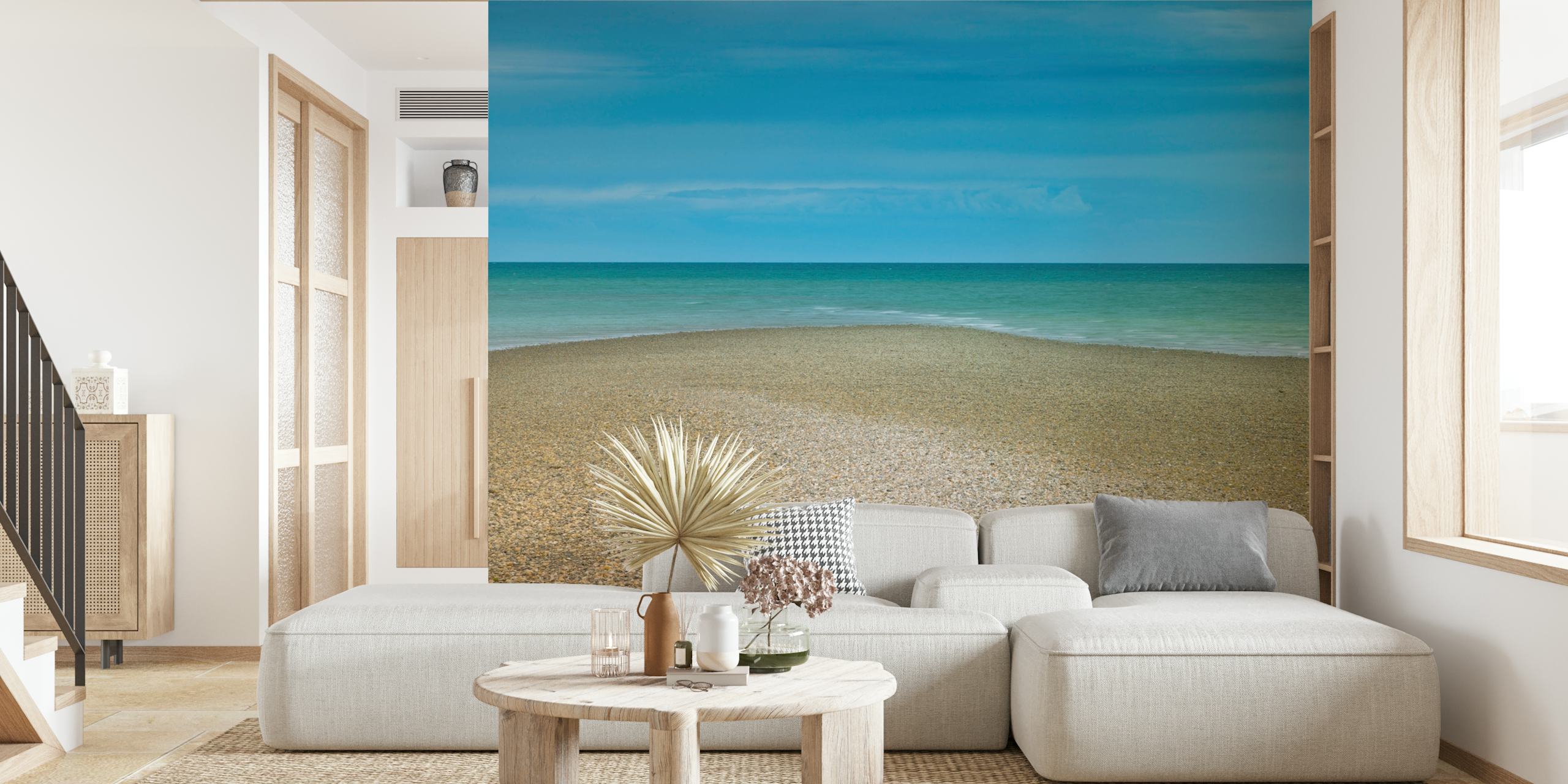 Tranquil Retreat wallpaper in a cozy room