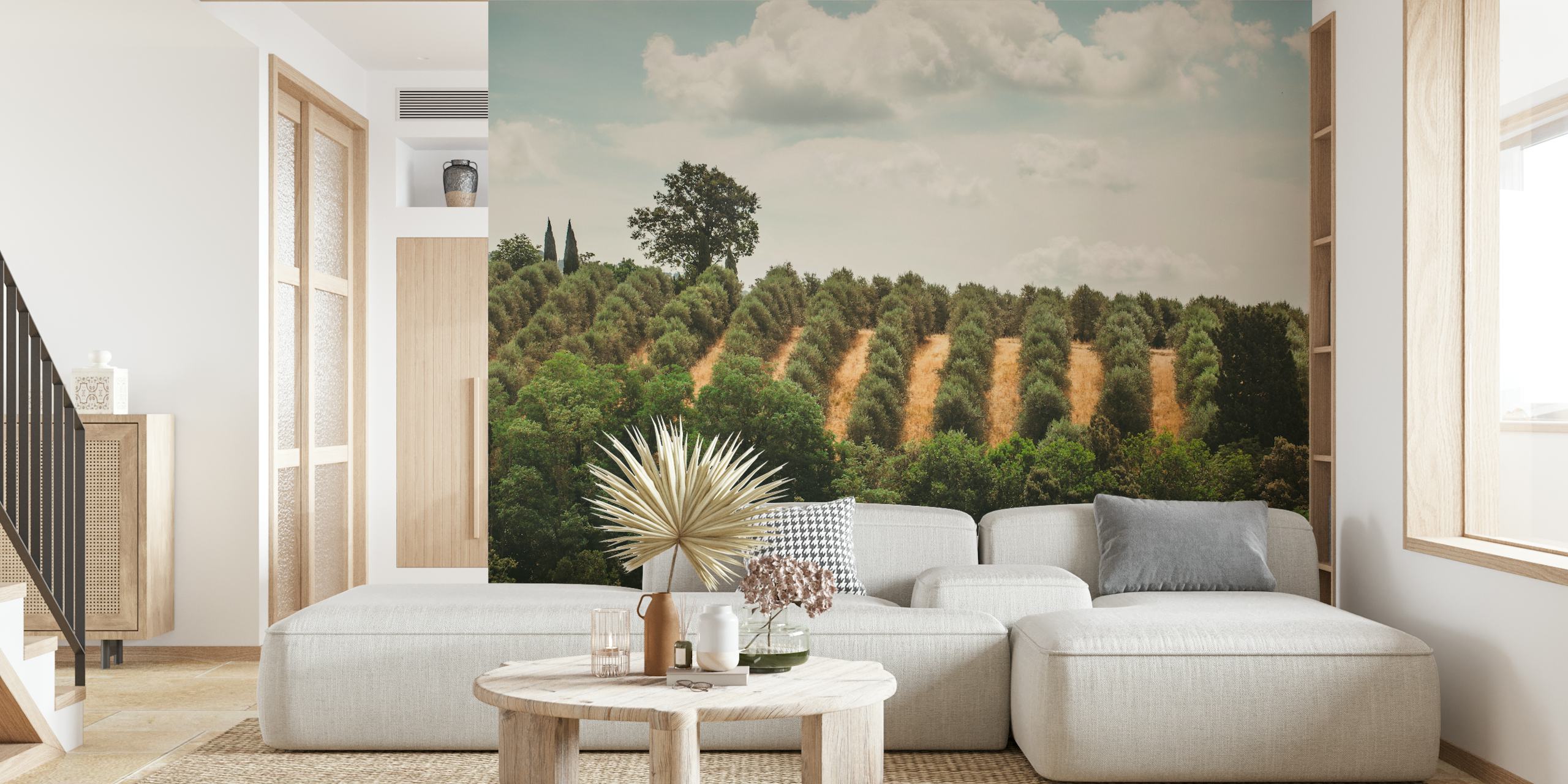 Toscana Landscape tapet i ett rum