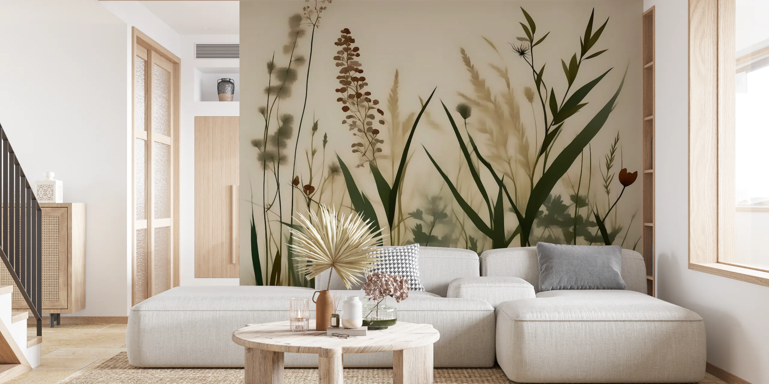 Scandinavian Japandi Statement Walls