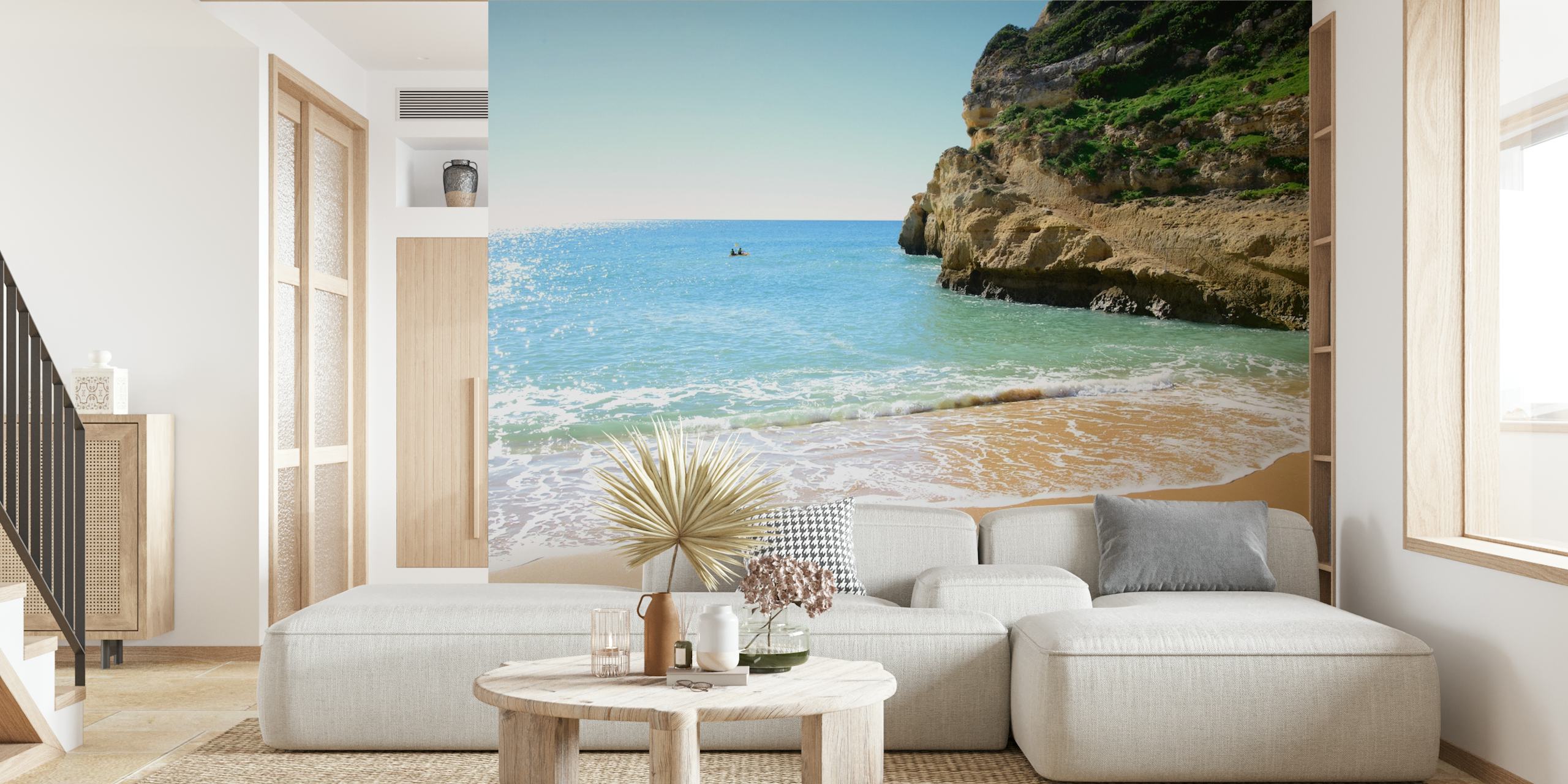 Dizajn tapeta Benagil Beach u interijeru