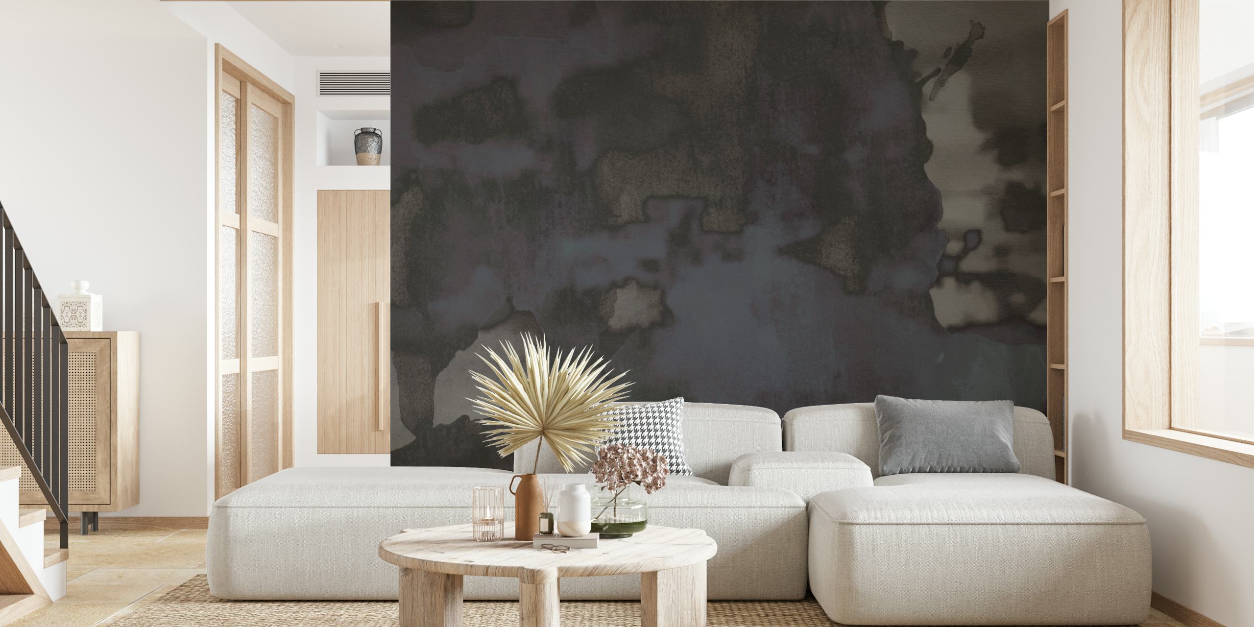 Luxury Grunge wallpaper in a stylish room
