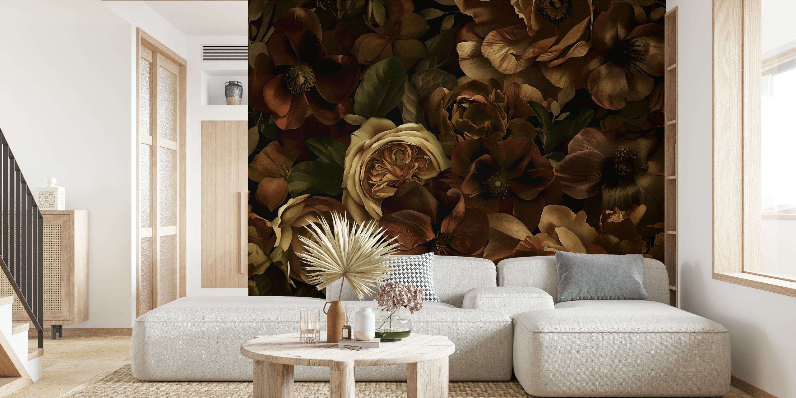 Moody Flower Garden Baroque Opulence design tapety