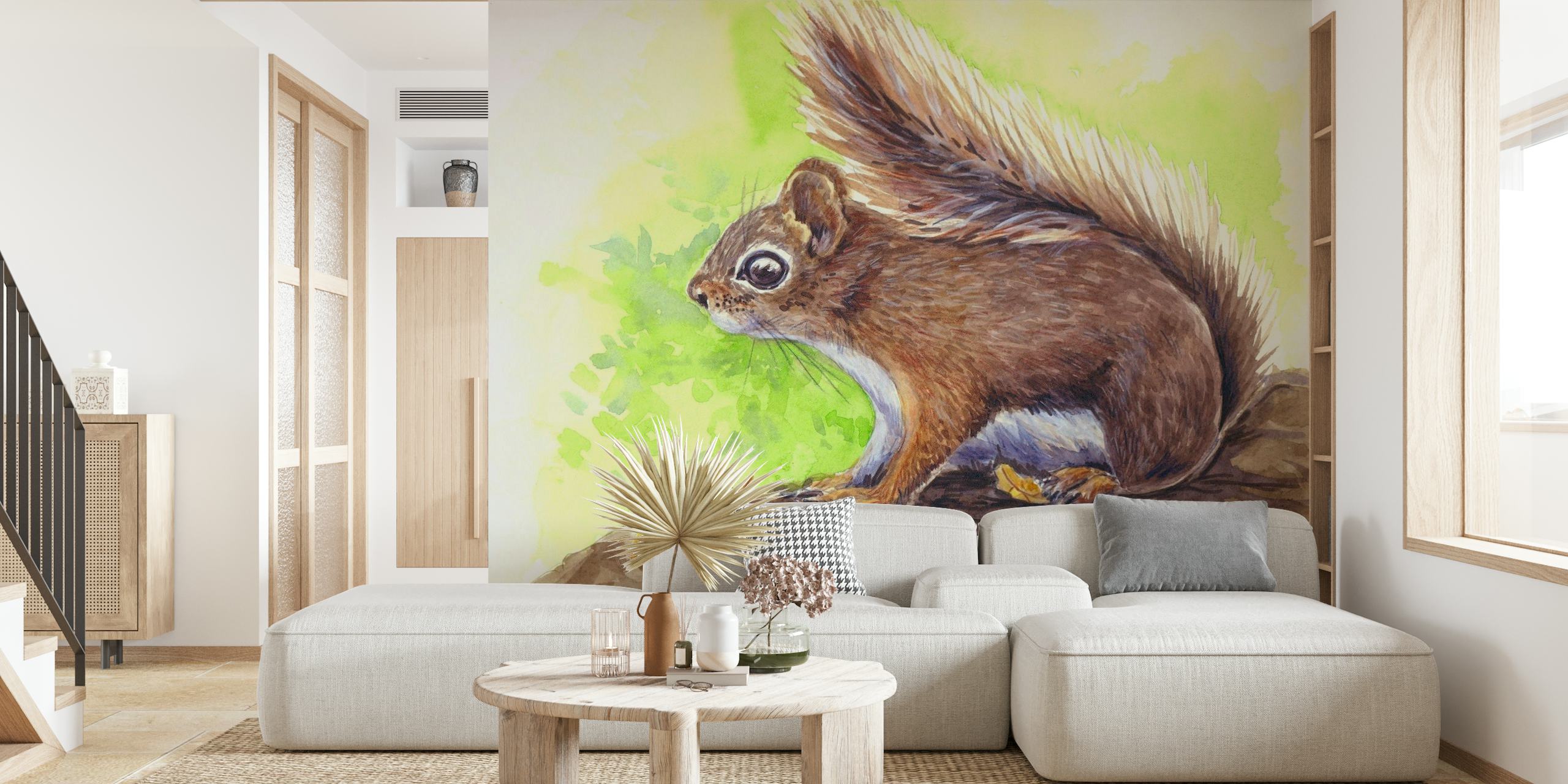Squirrel papiers peint