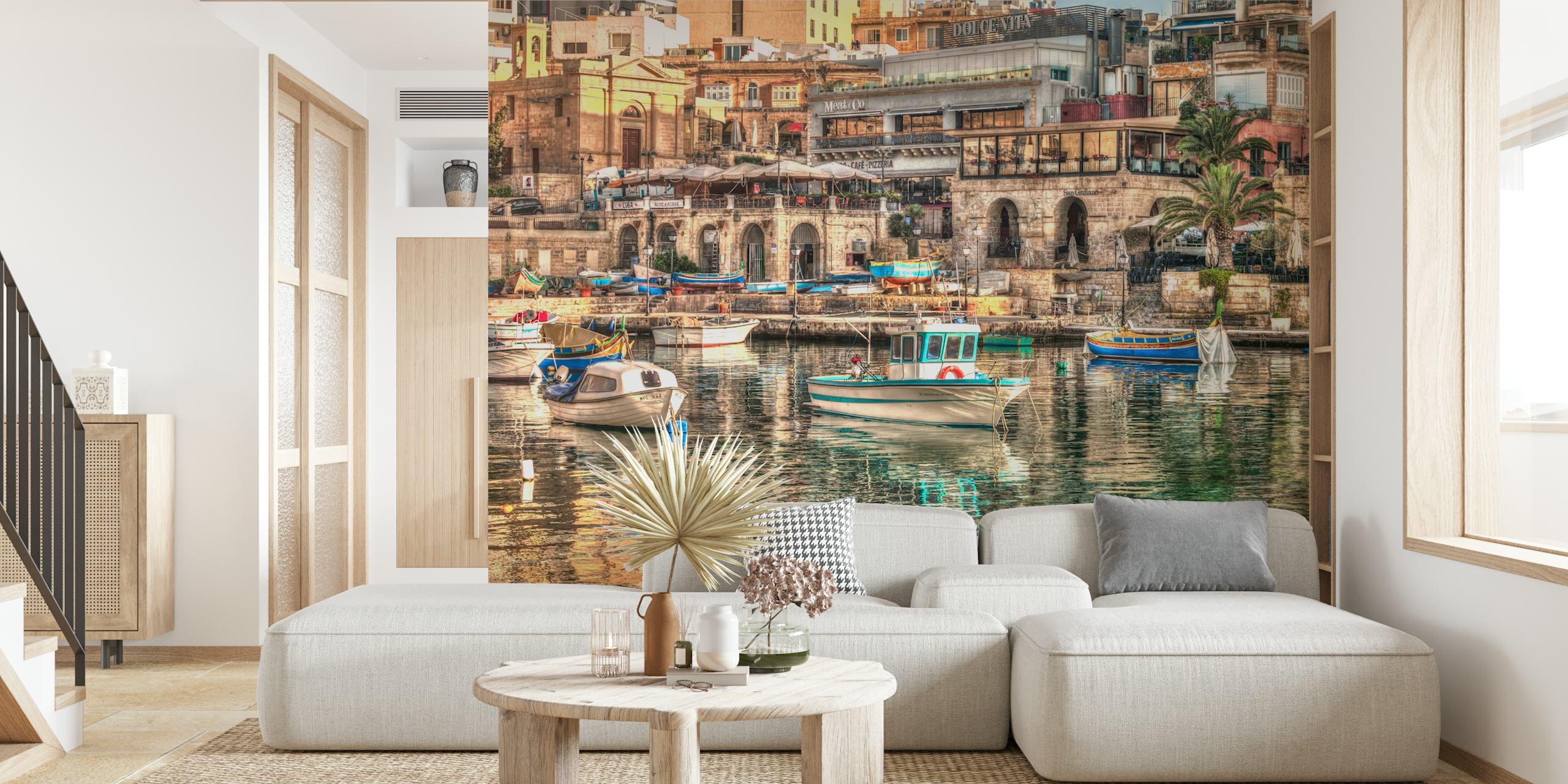 St Julians Bay wallpaper ontwerp