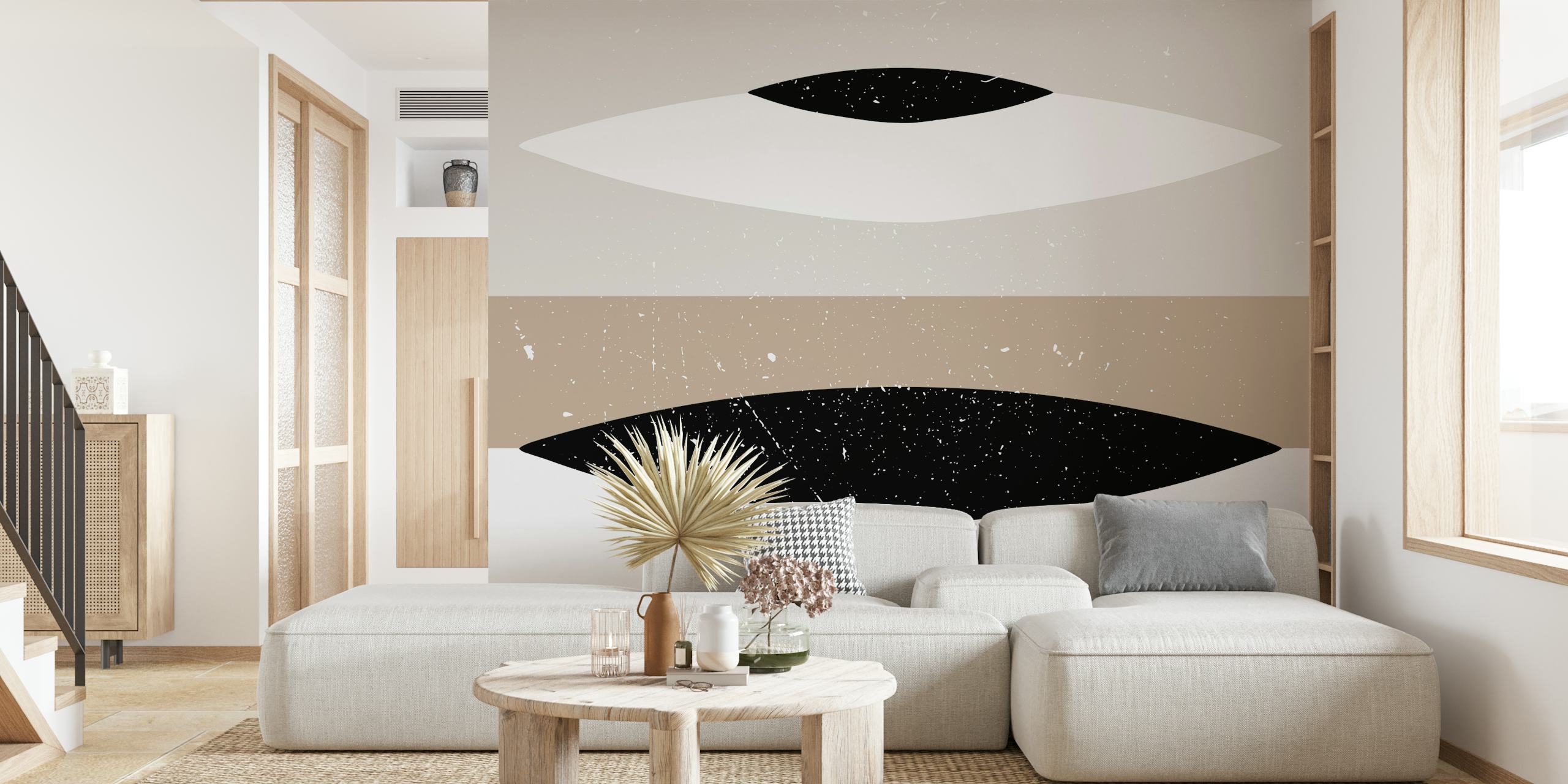 Minimalist Vision Chic wallpaper in a room