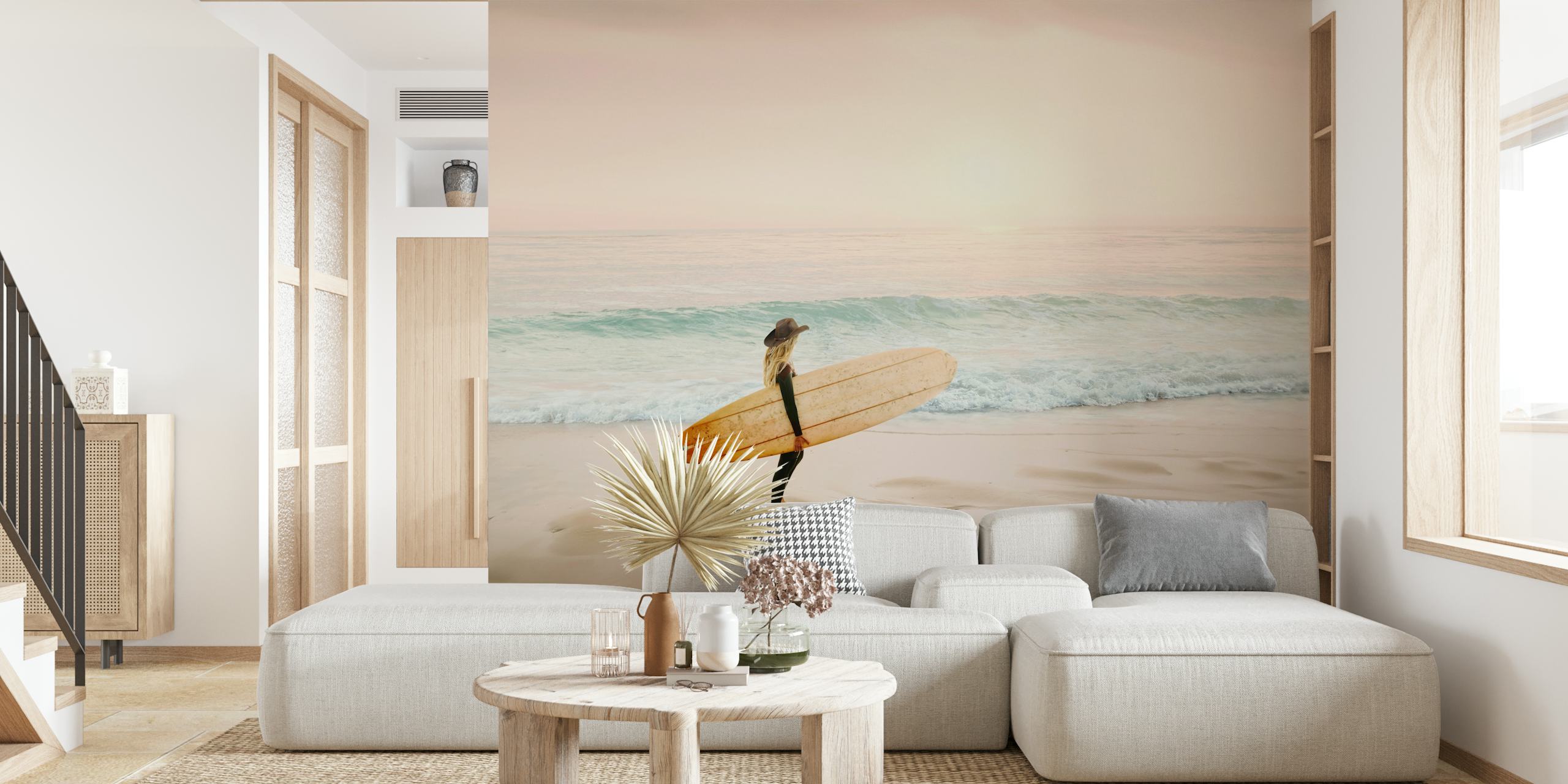 Ταπετσαρία Cowgirl Surfer σε δωμάτιο