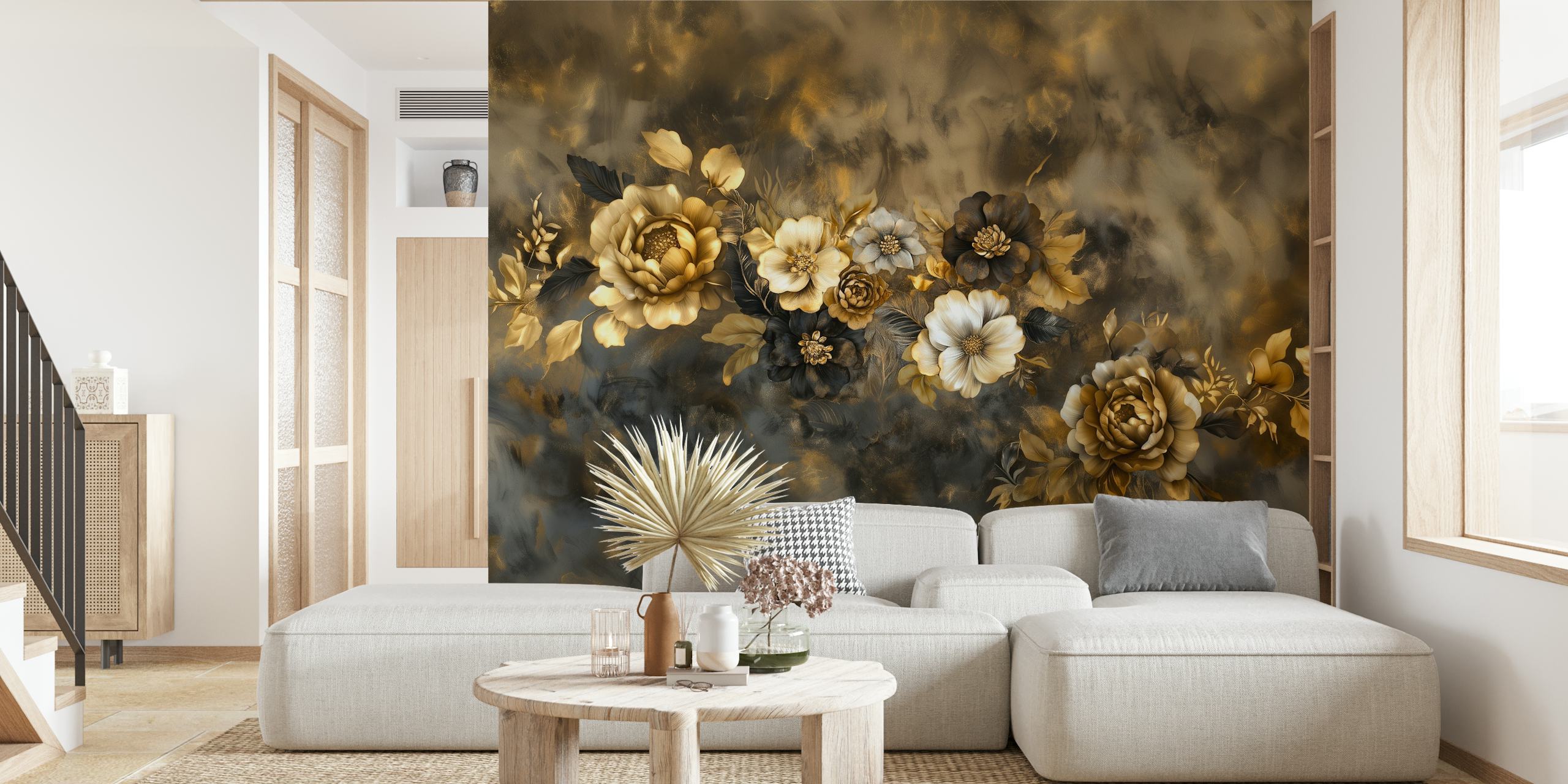 Luxurious Flora Fusion tapet i ett rum