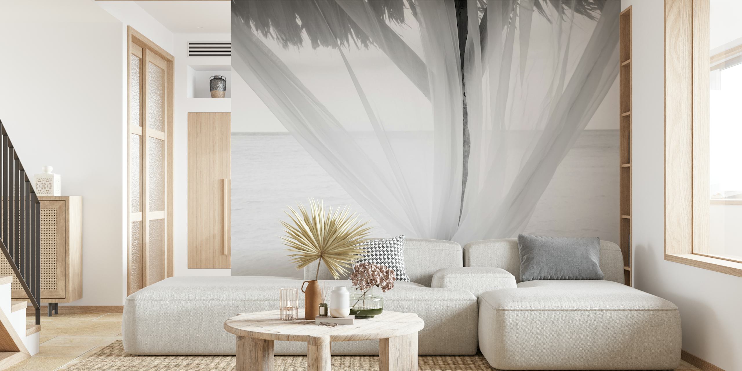 Caribbean Dream Catcher wallpaper in a room