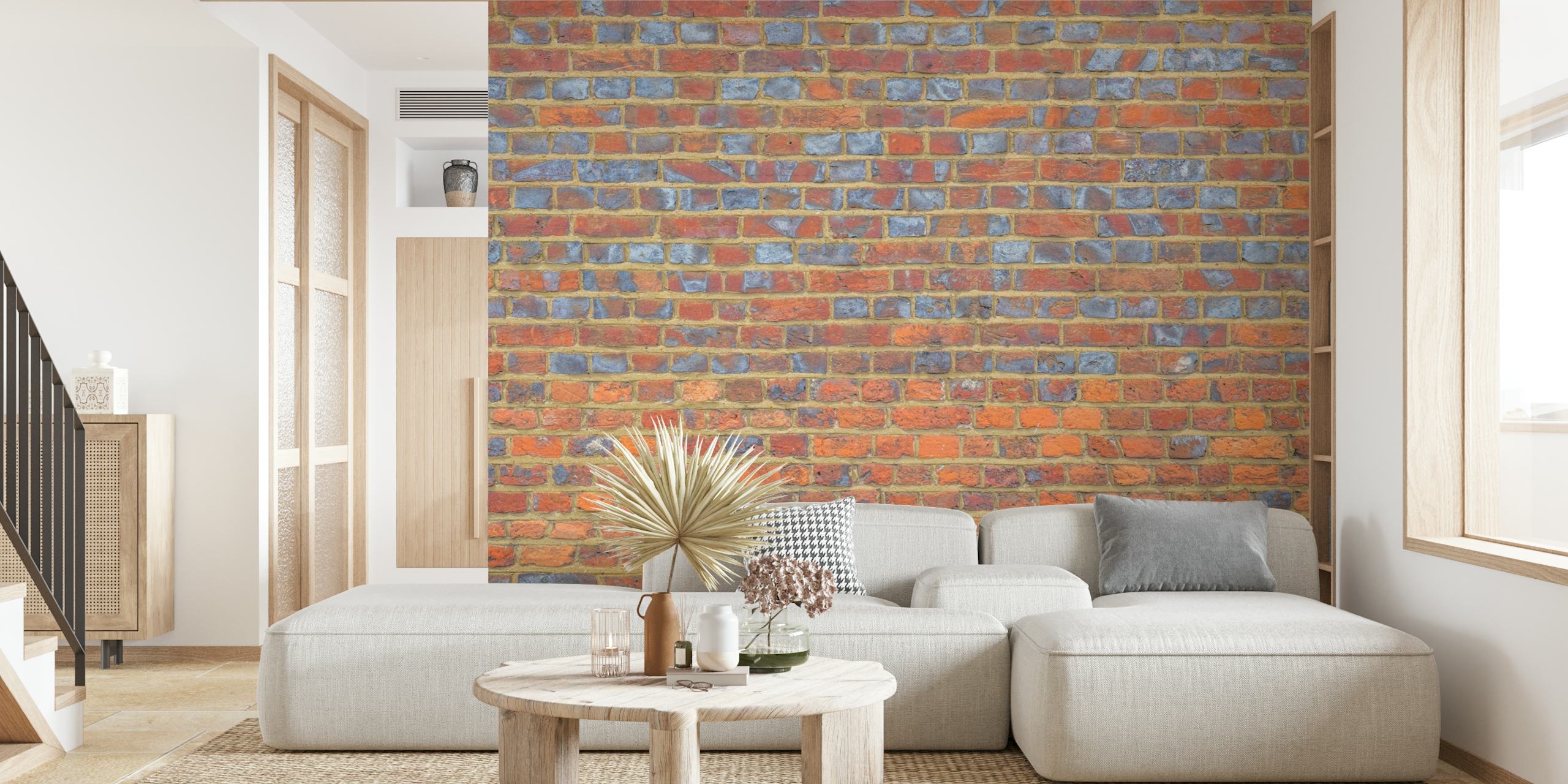 Vintage Brickwork wallpaper in a room setting