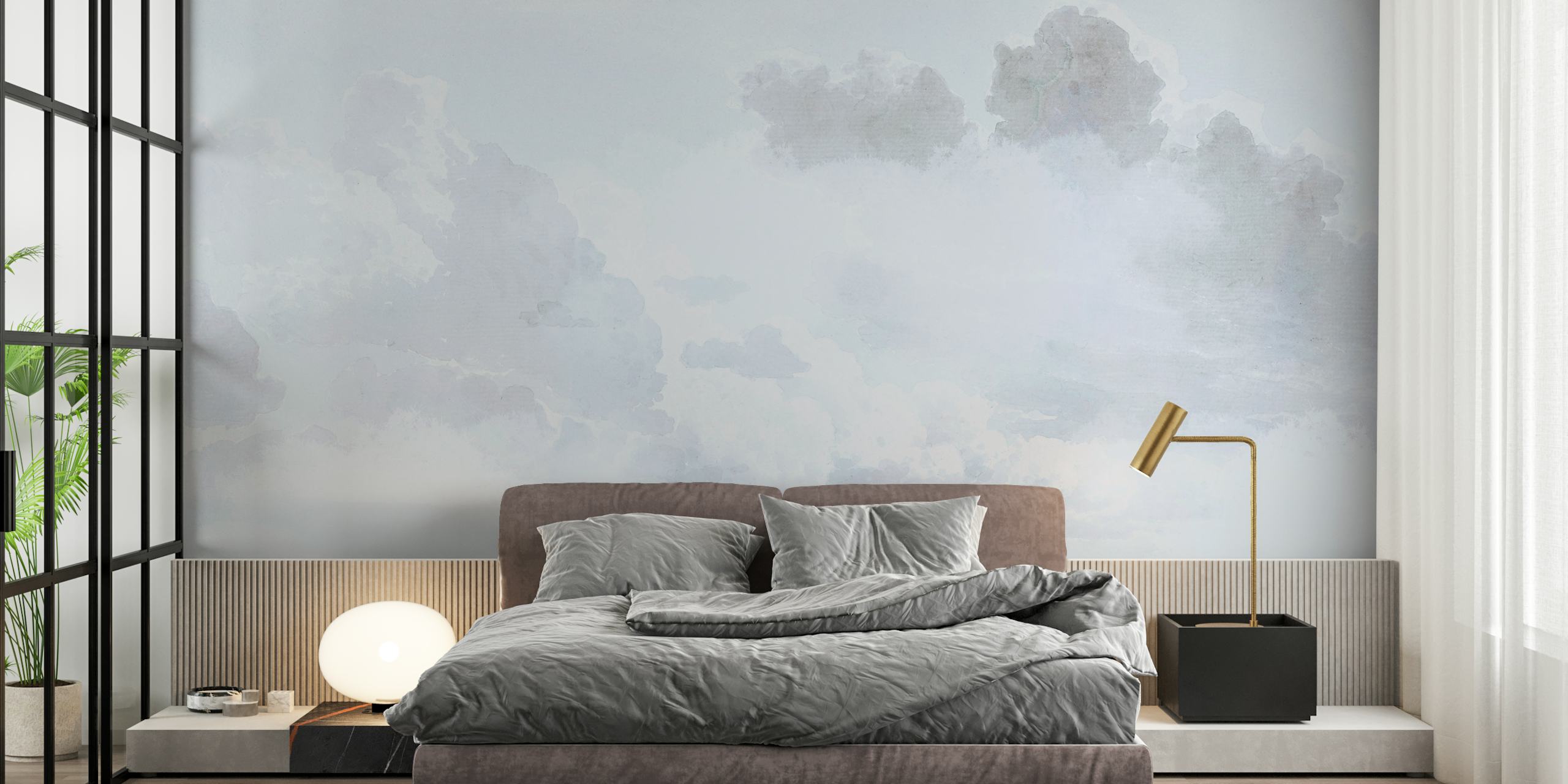 Ethereal Cloudscape Essence-tapet i et rum