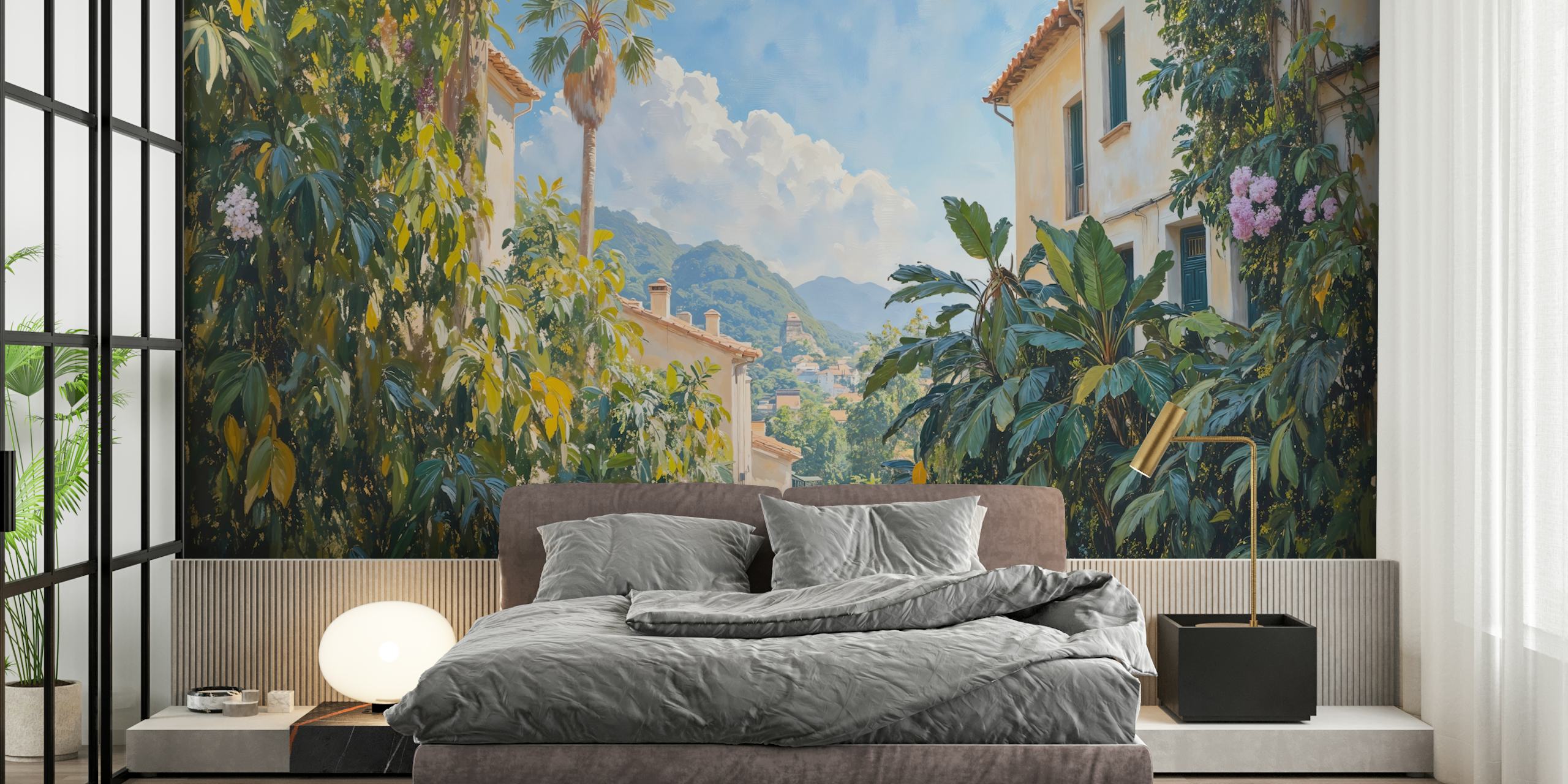 Mediterranean Garden Botanicals tapet i et rom