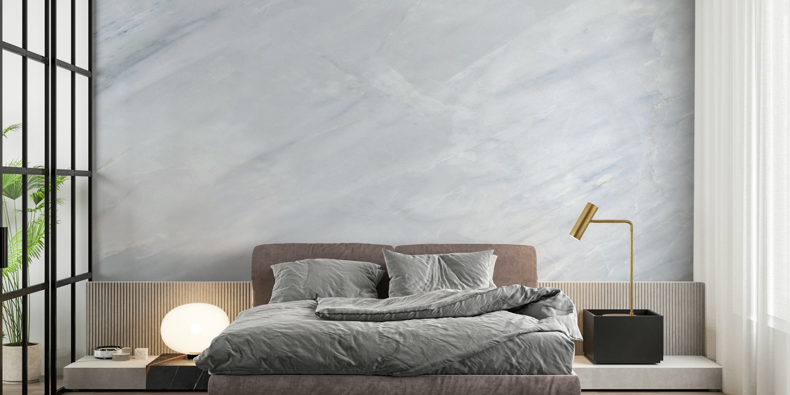 Luxury Stone wallpaper displayed in a room