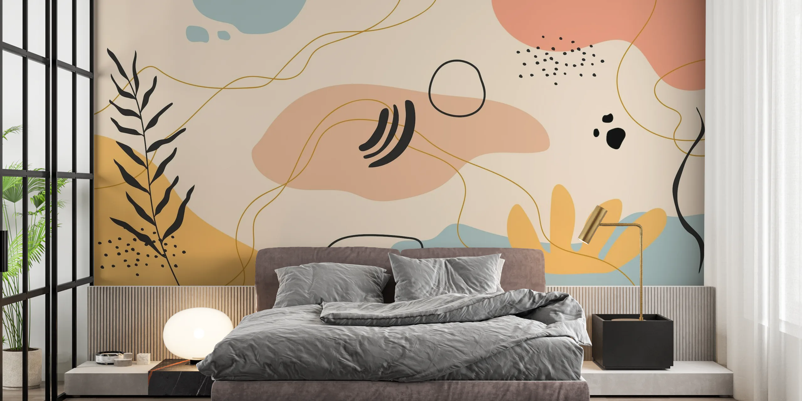 Minimal Abstract Design Wallpaper | Happywall.com