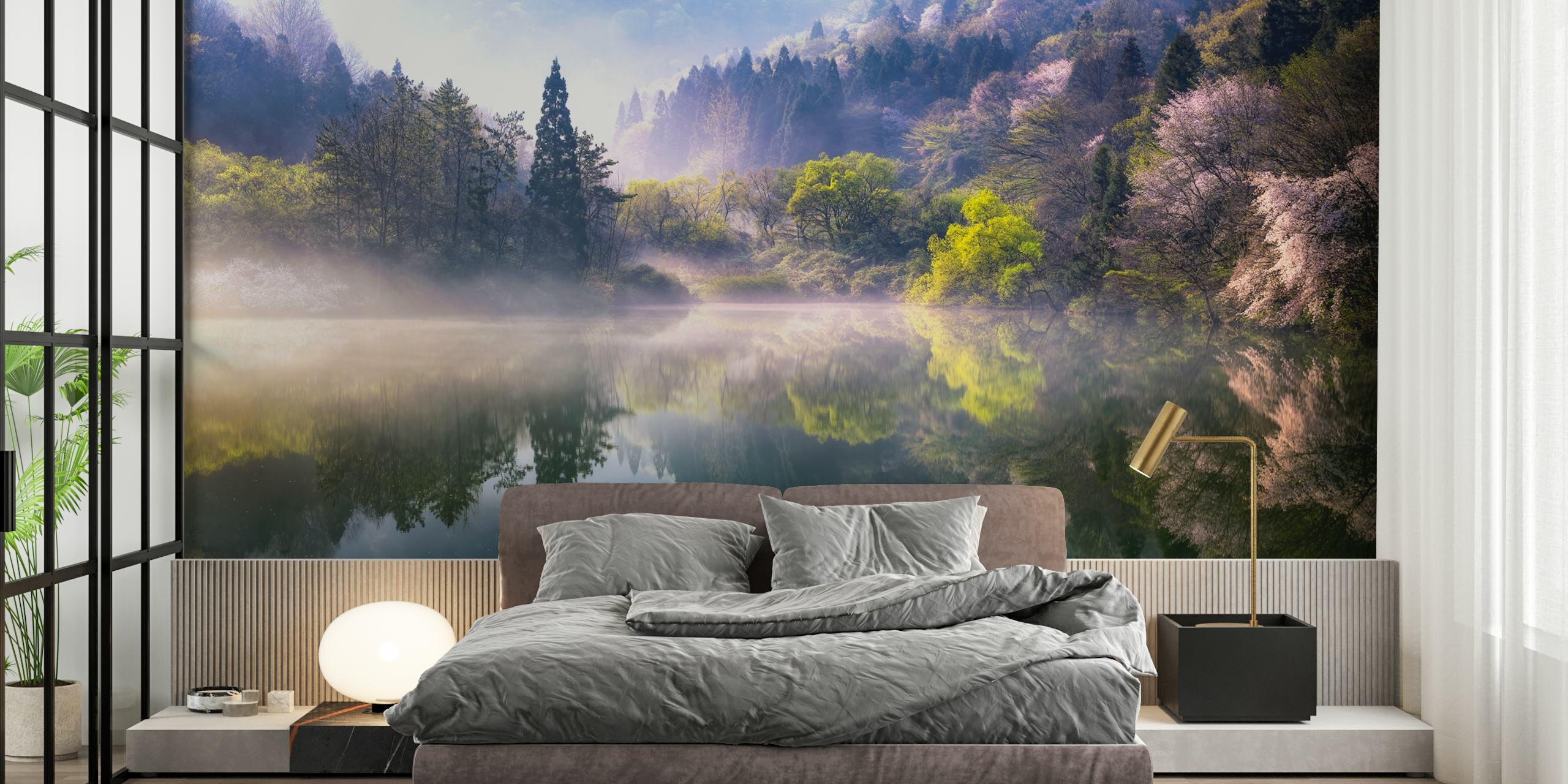 Papier peint Morning calm dans un cadre tranquille