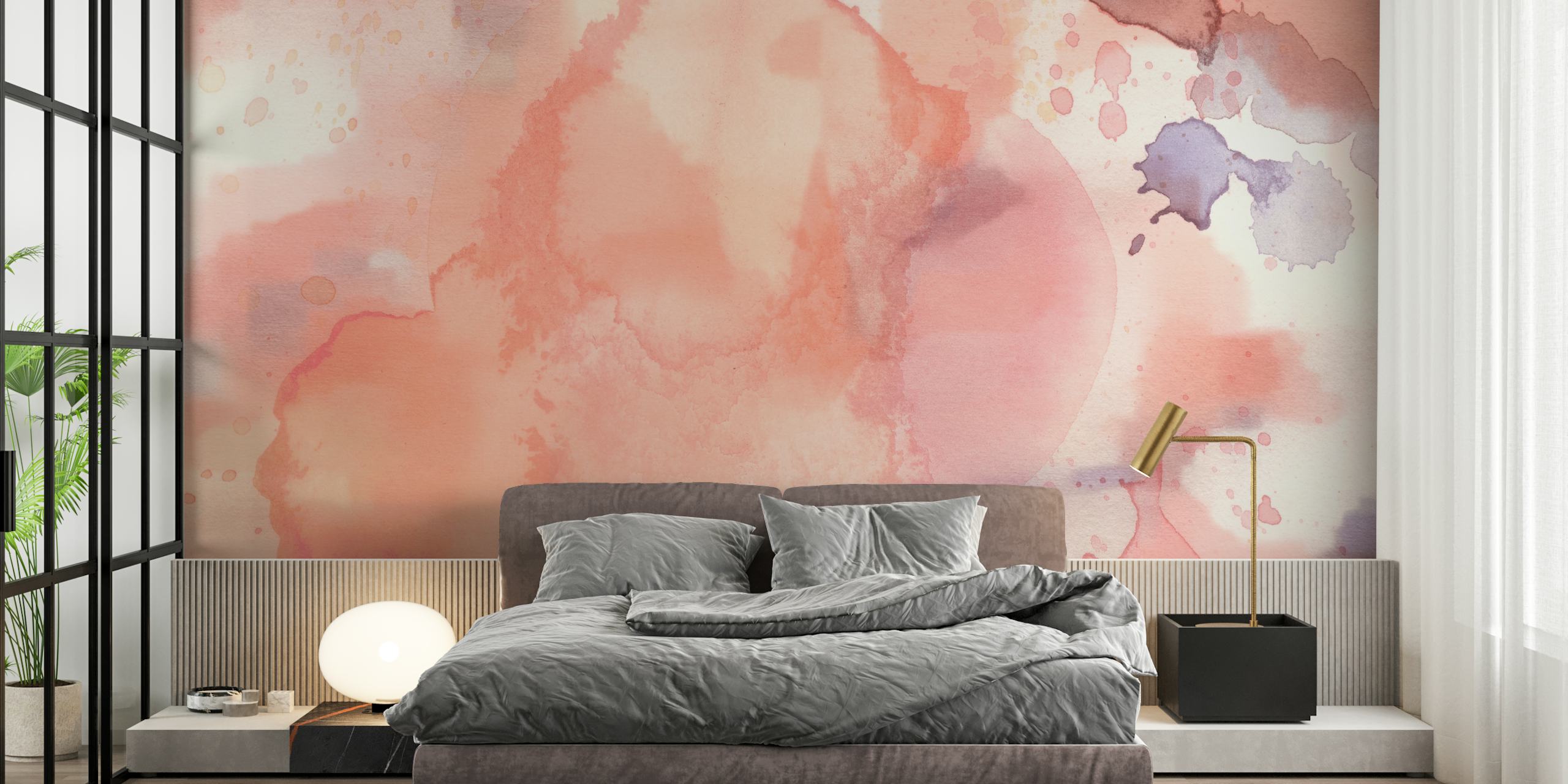 Soft Pastel tapet i et moderne rom