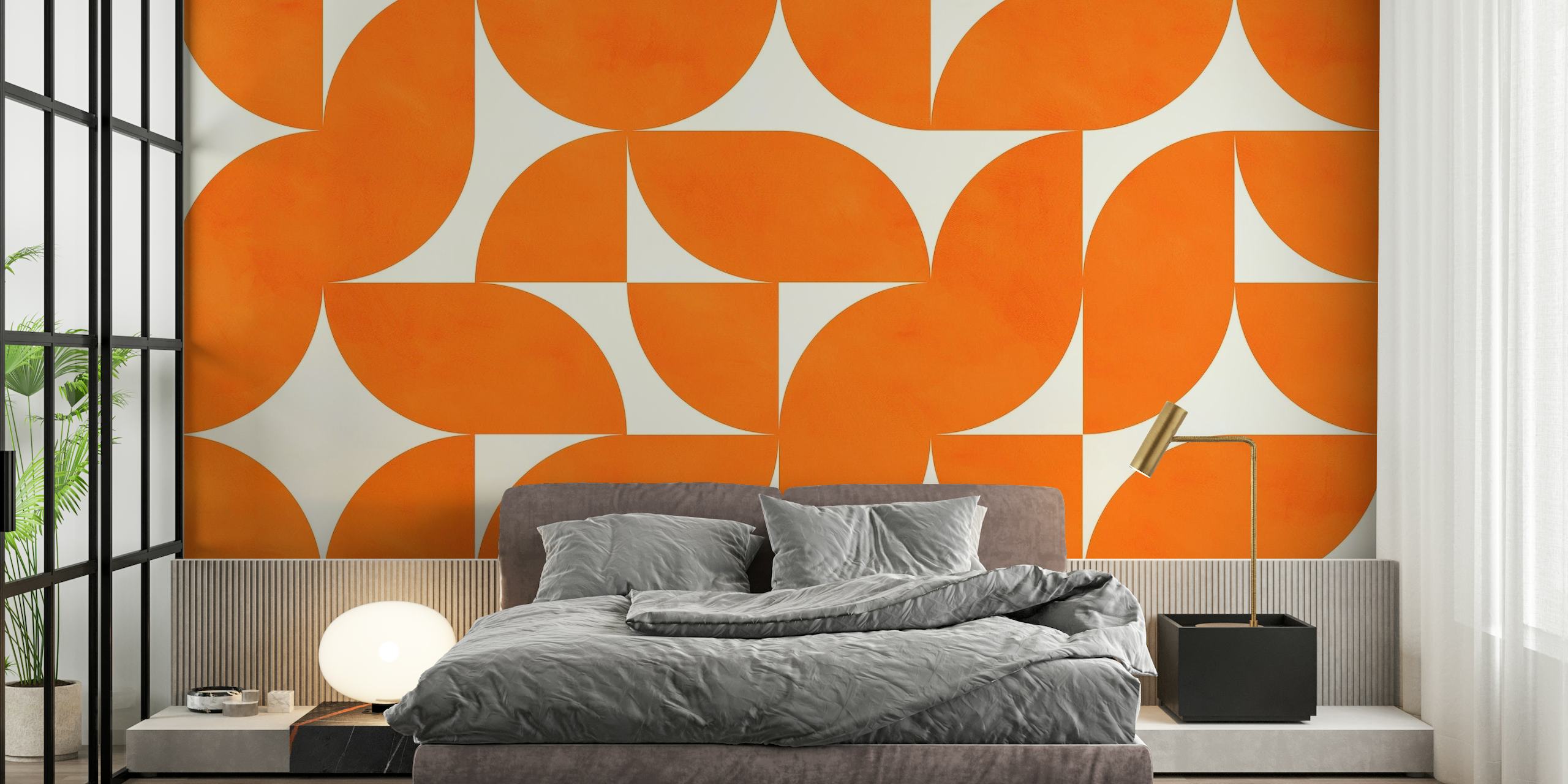 Bauhaus geometric wallpaper