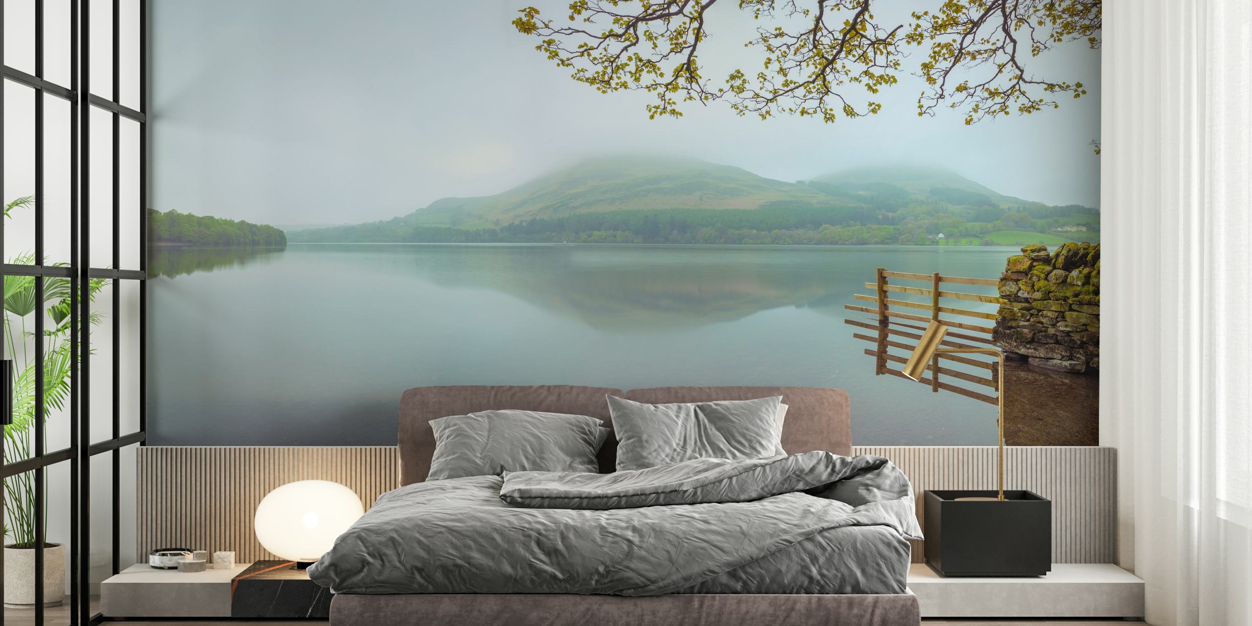 Nature's Retreat wallpaper in a room