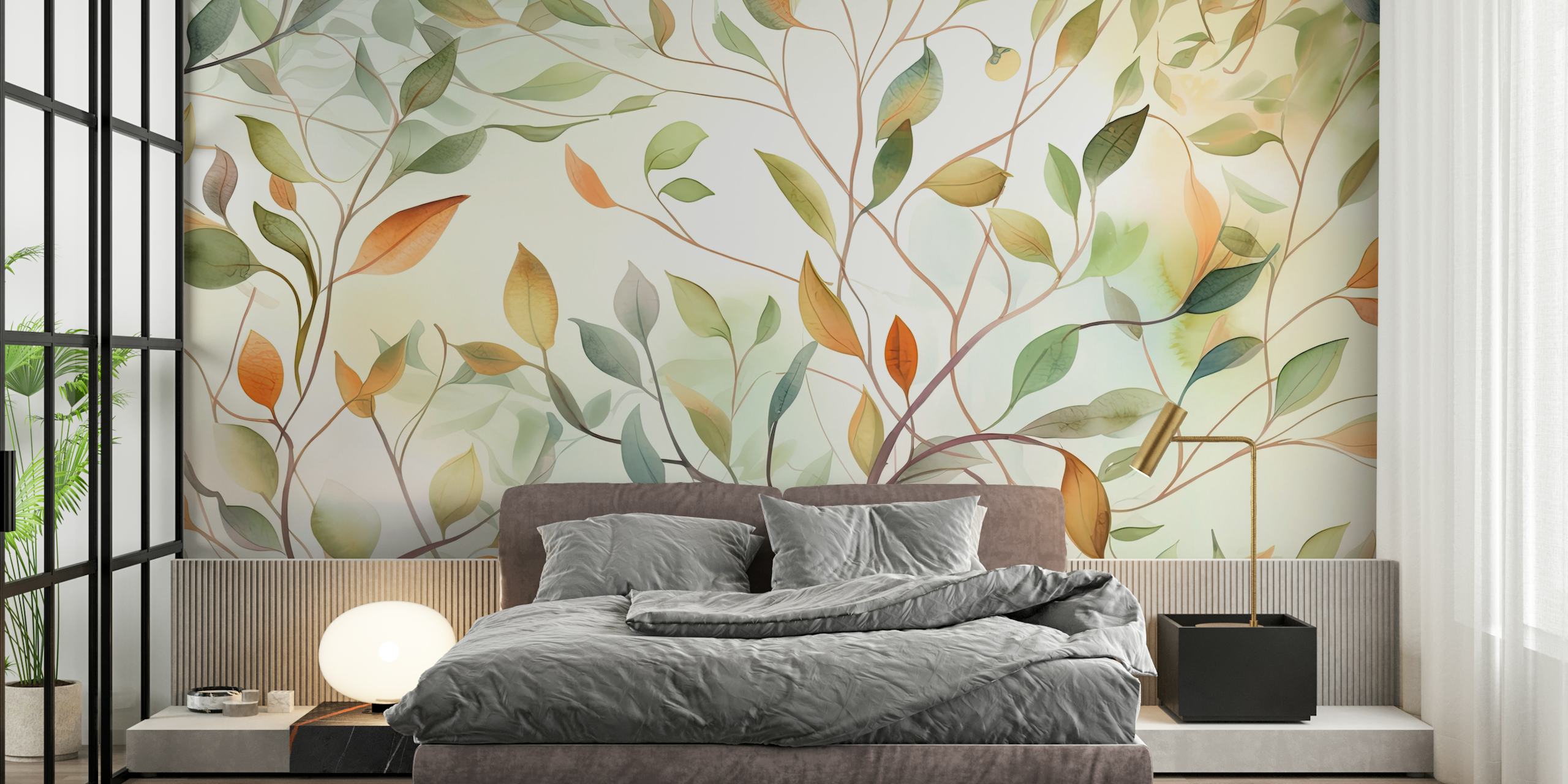 Papier peint Foliage Dreams dans une pièce