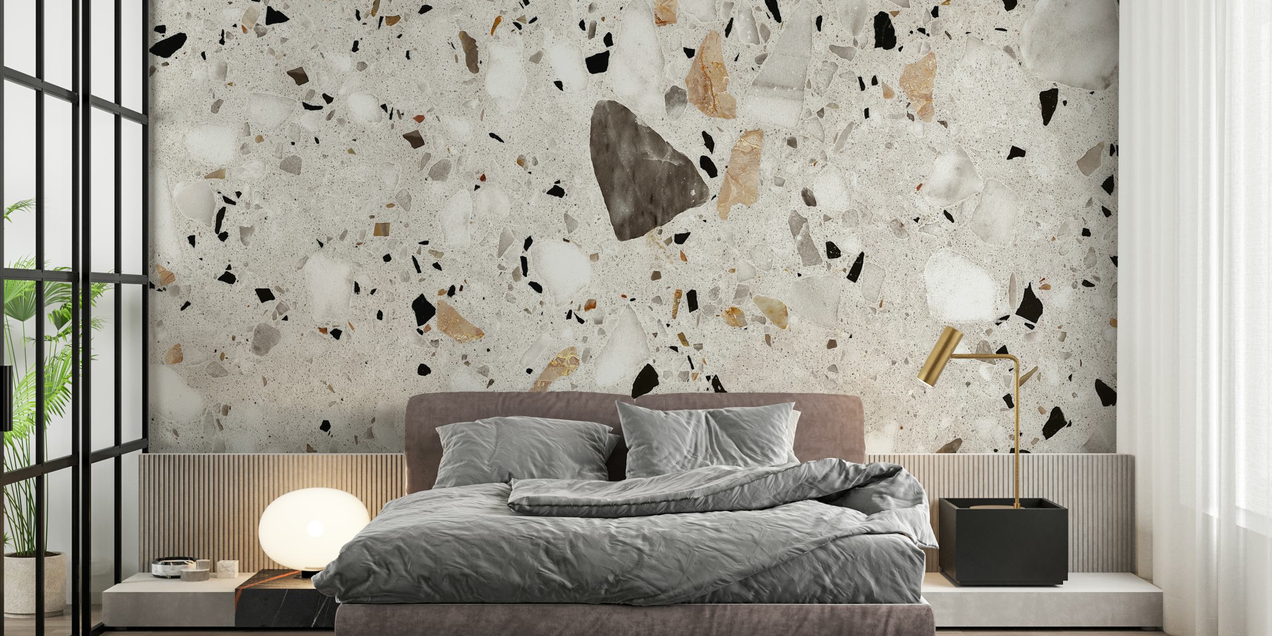 Zidna obloga Natural Stone Terrazzo Art u sobi