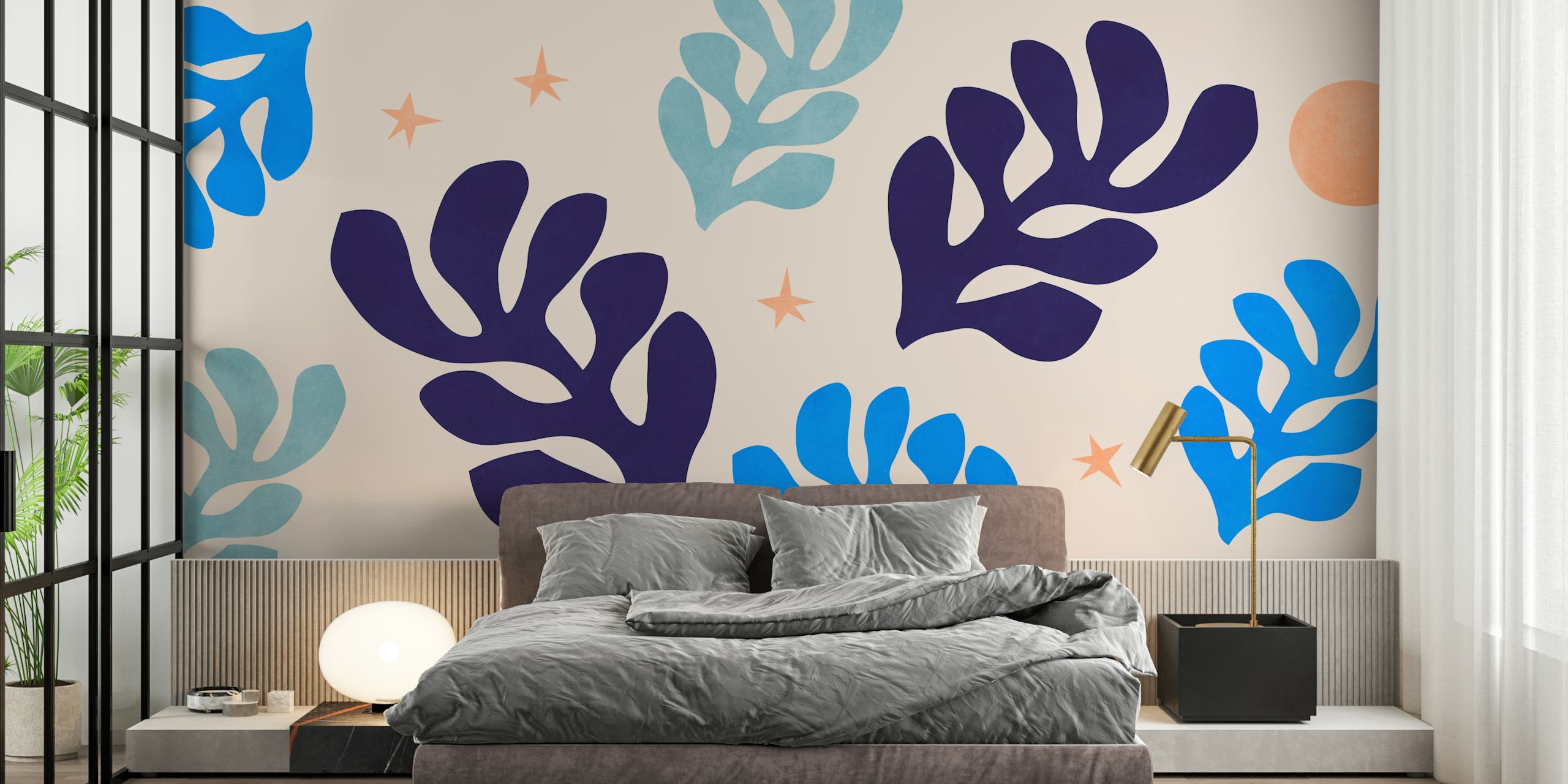 Carta da parati Floral Matisse 3 in una stanza