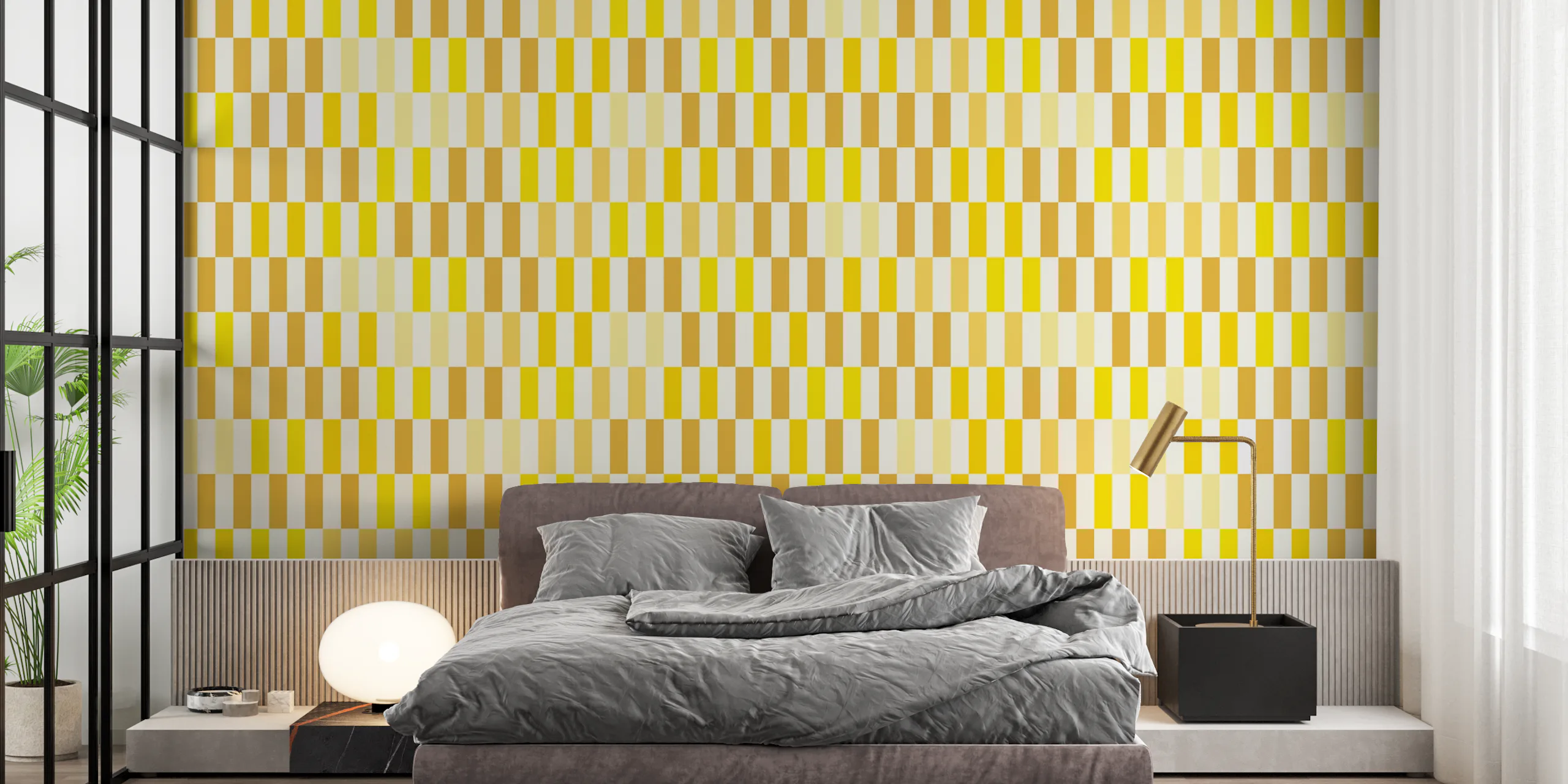Yellow Blocks Wallpaper - Happywall.com