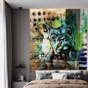French Bulldog King Collage