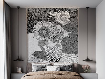 Three Sunflowers