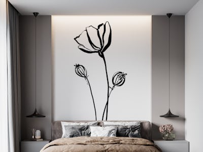 Elegant Poppy Silhouette