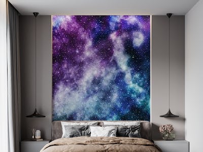 Purple Blue Galaxy Nebula 1