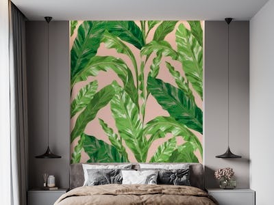 Seamless Tropical Leaves L