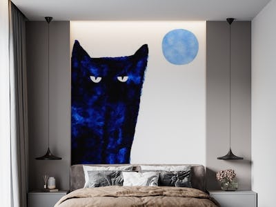 Moon Cat Minimalism
