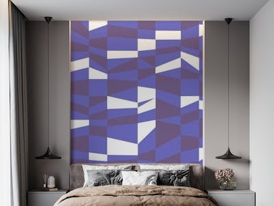 Purple Color Blocks geometric