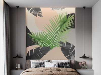 Intertwined Palm Leaves 1a