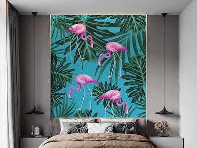 Summer Flamingo Jungle 2