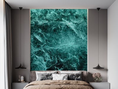 Enigmatic Deep Green Marble 1