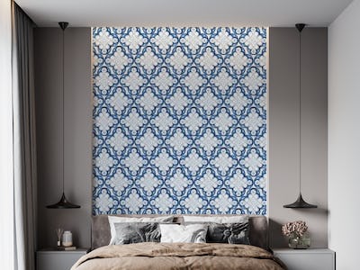 Indigo Blue Moroccan Tile 3