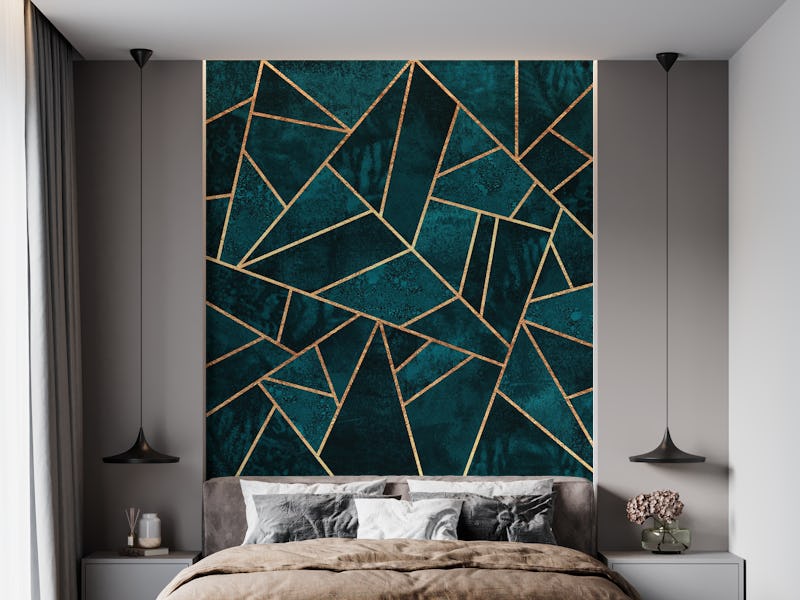 Deep Teal Stone
