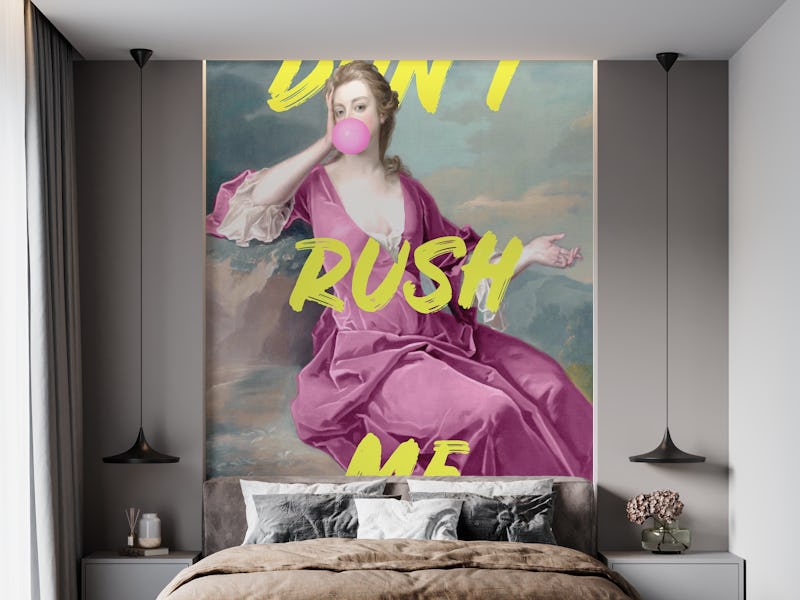 Pink and Yellow Portrait