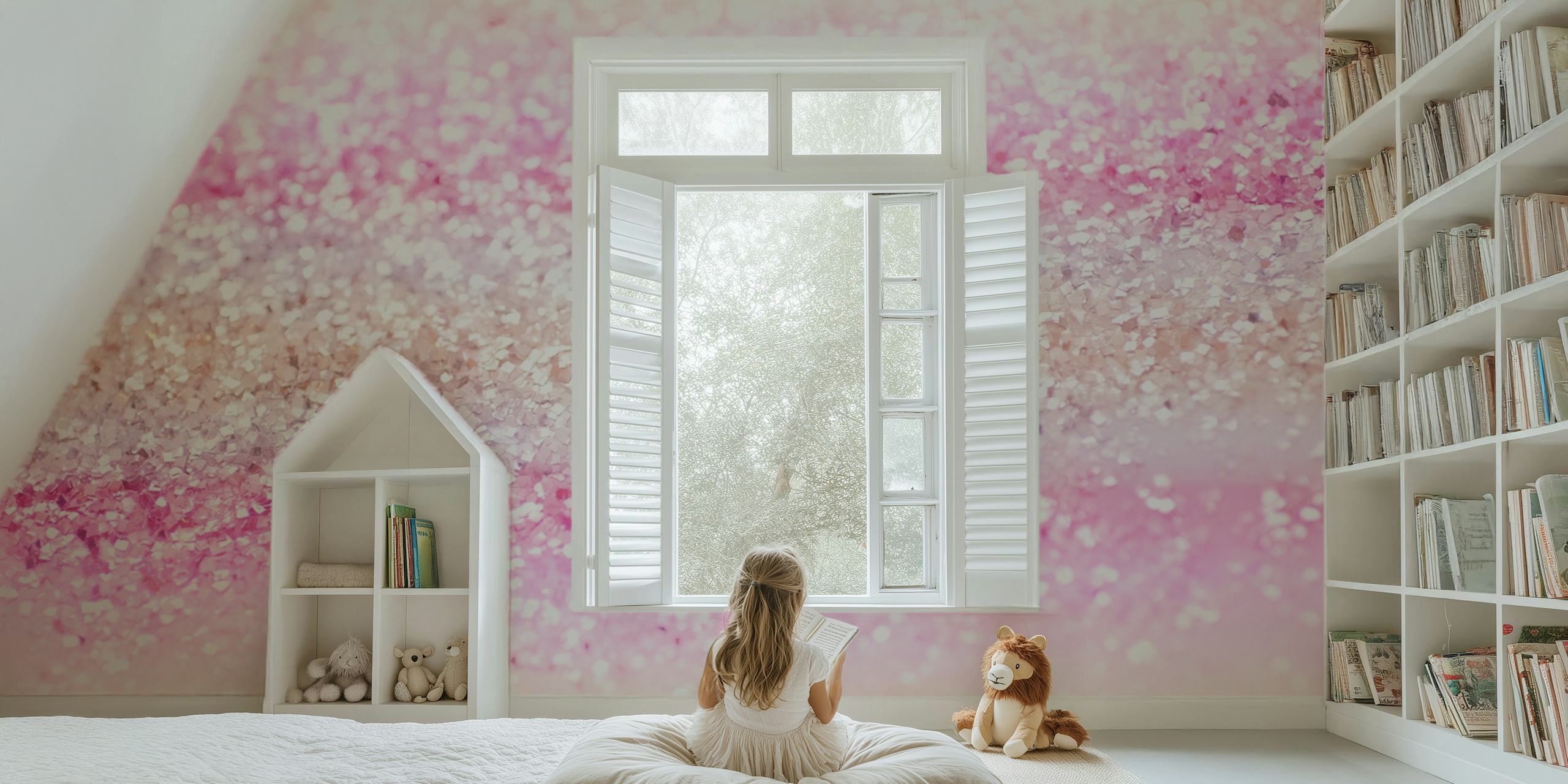 Unicorn Girls 2 wallpaper in a room