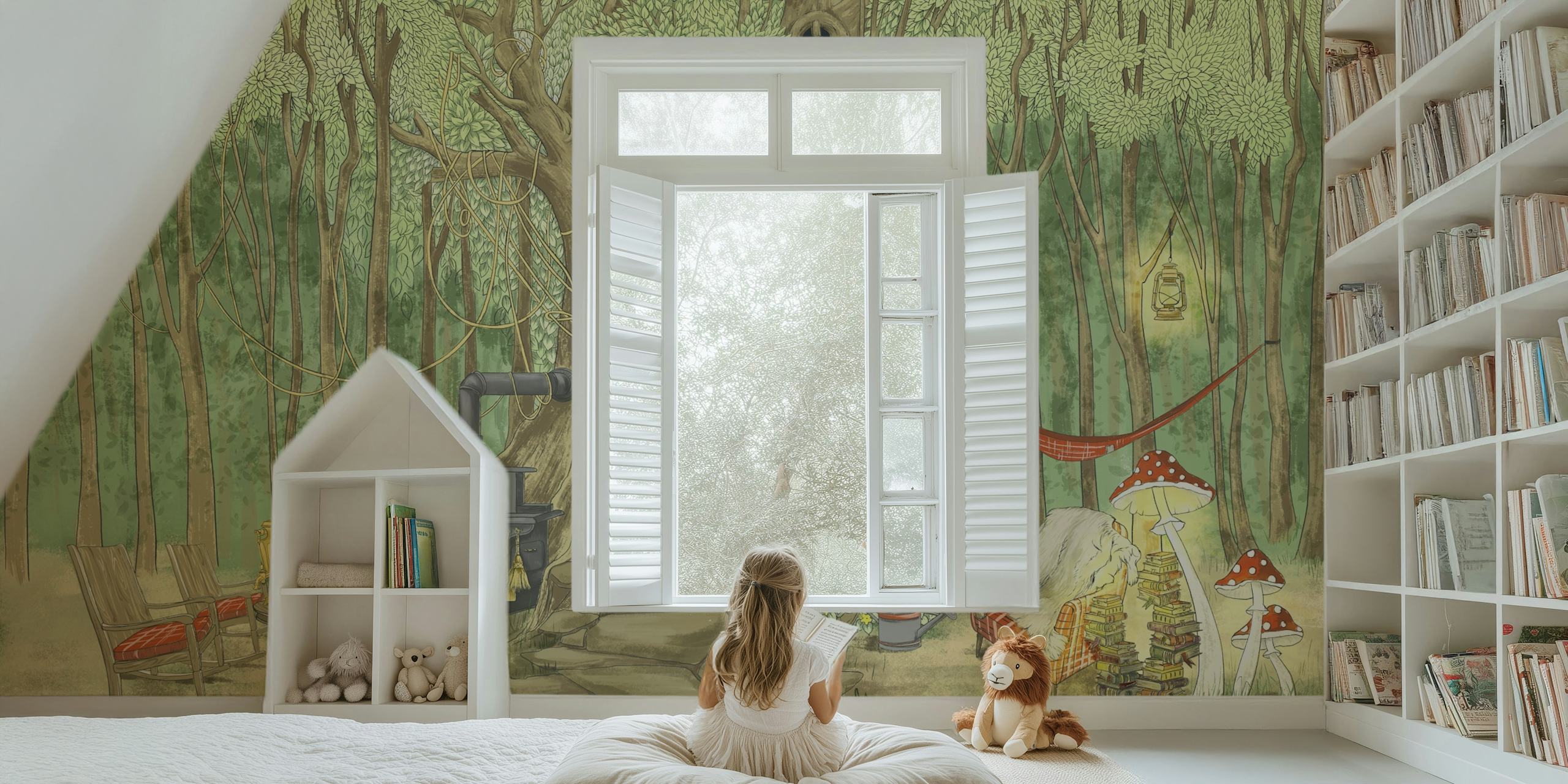 Imaginative Forest Adventure tapeta w pokoju