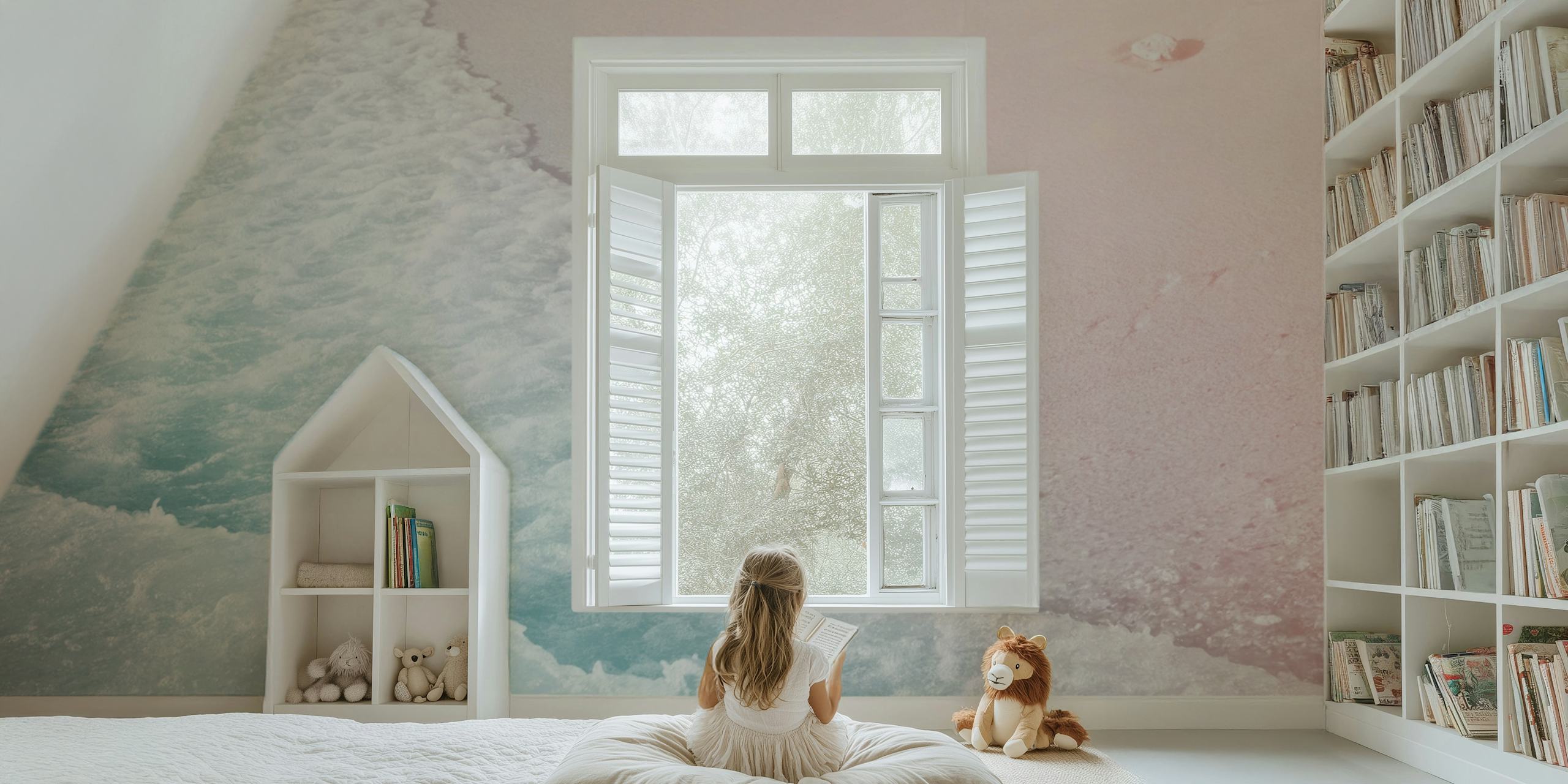 Caribbean Sea Foam Bliss 4 σχέδιο ταπετσαρίας
