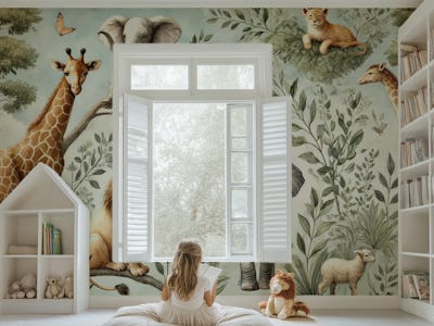 Watercolor Safari Dreams