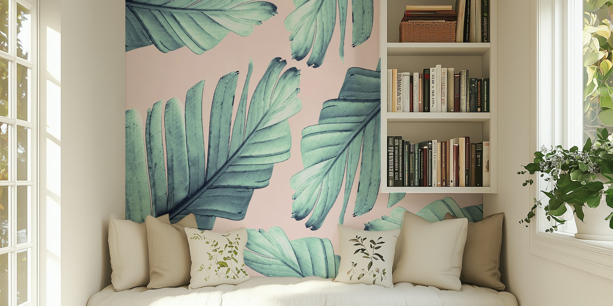 Blush Banana Leaves Dream 7 i ett rum